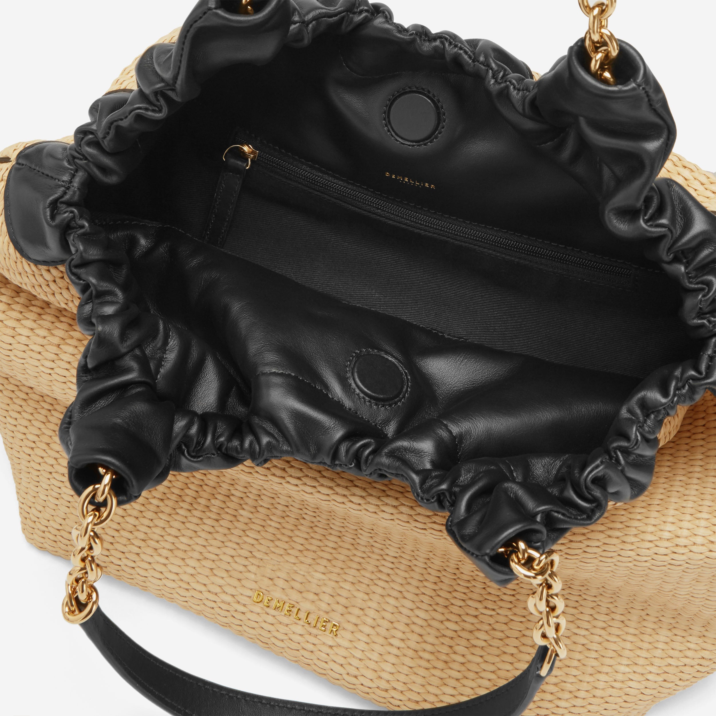 The Miami - warm raffia black smooth