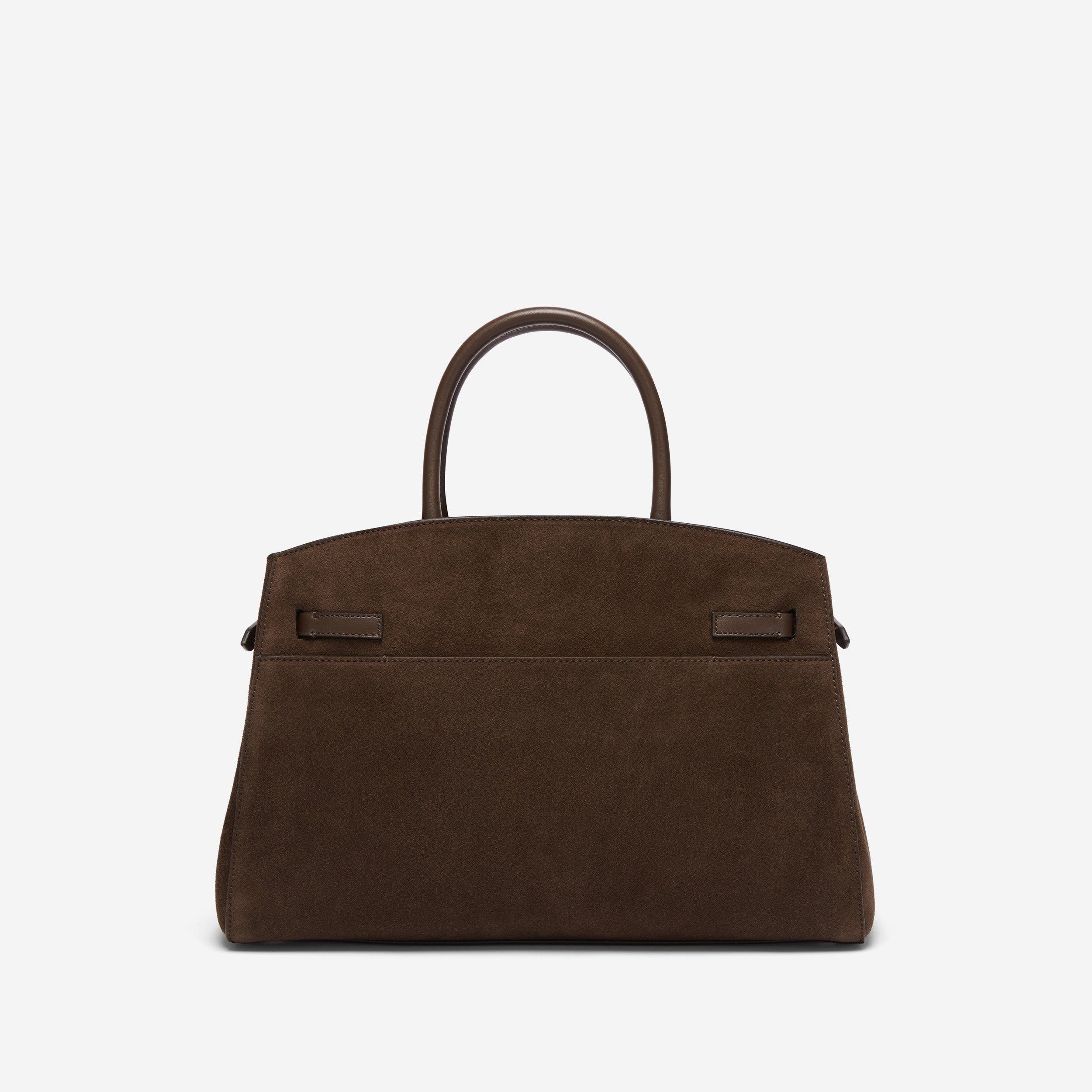 The Midi Hudson - mocha suede & mocha smooth