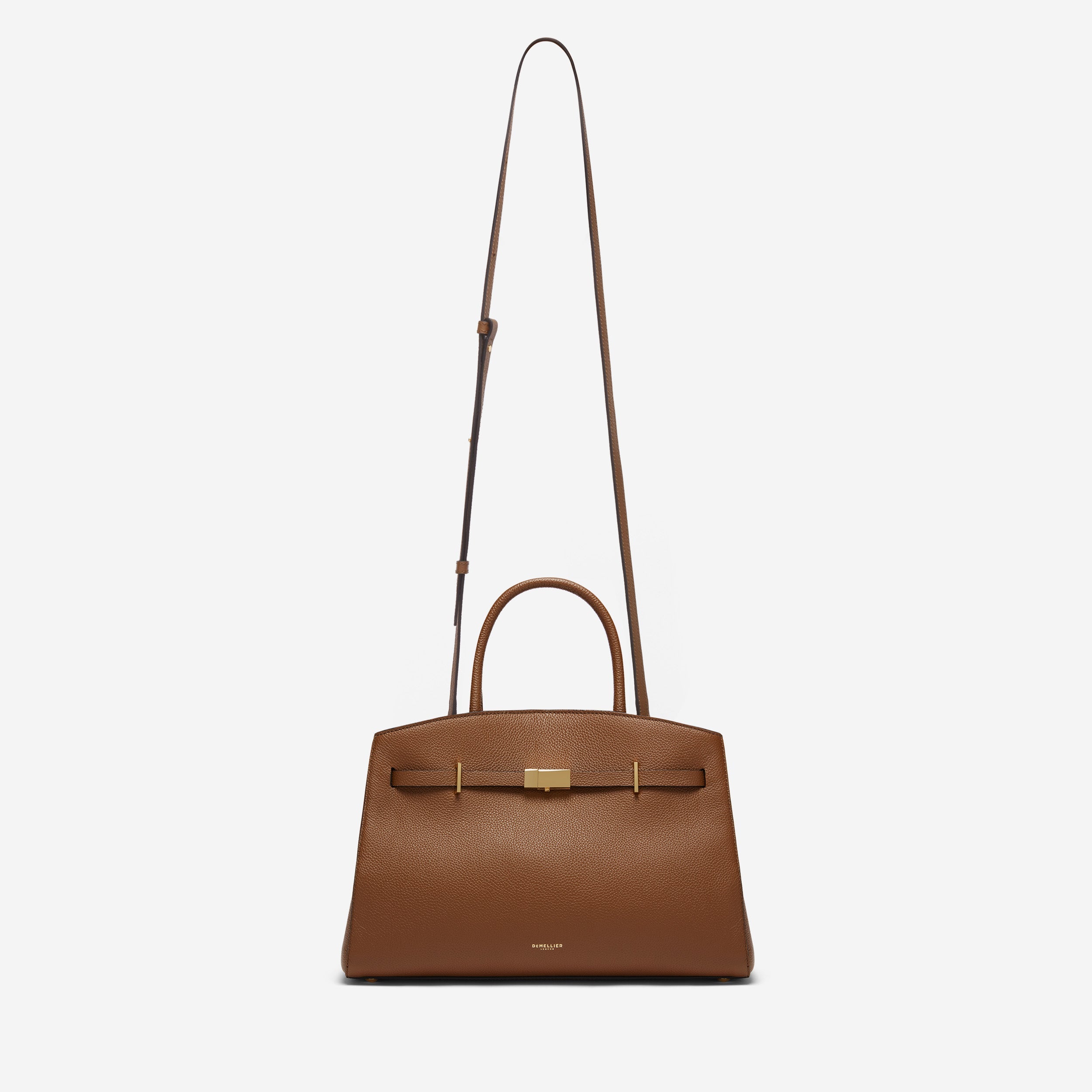 The Midi Hudson - tan small grain