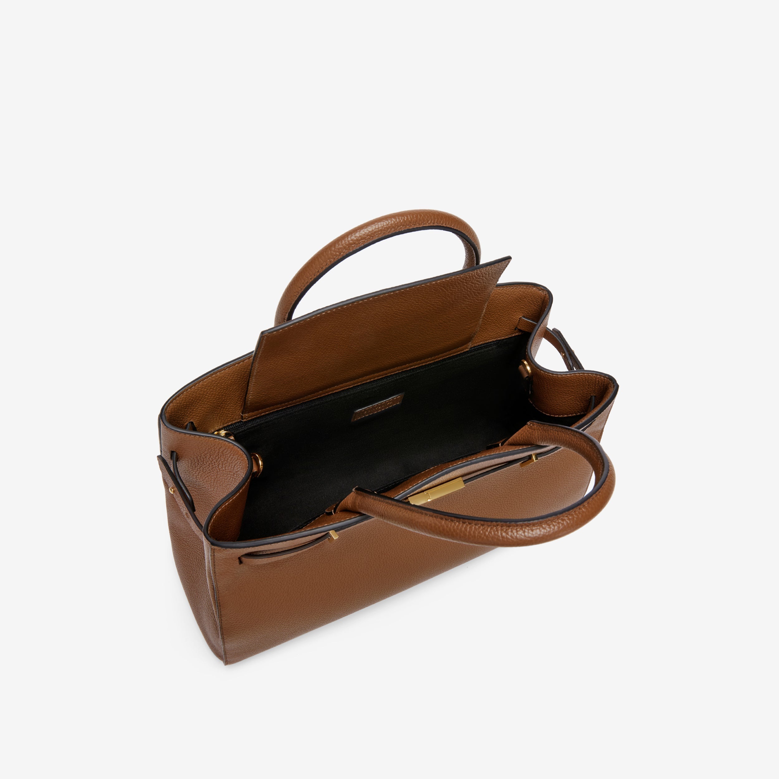 The Midi Hudson - tan small grain