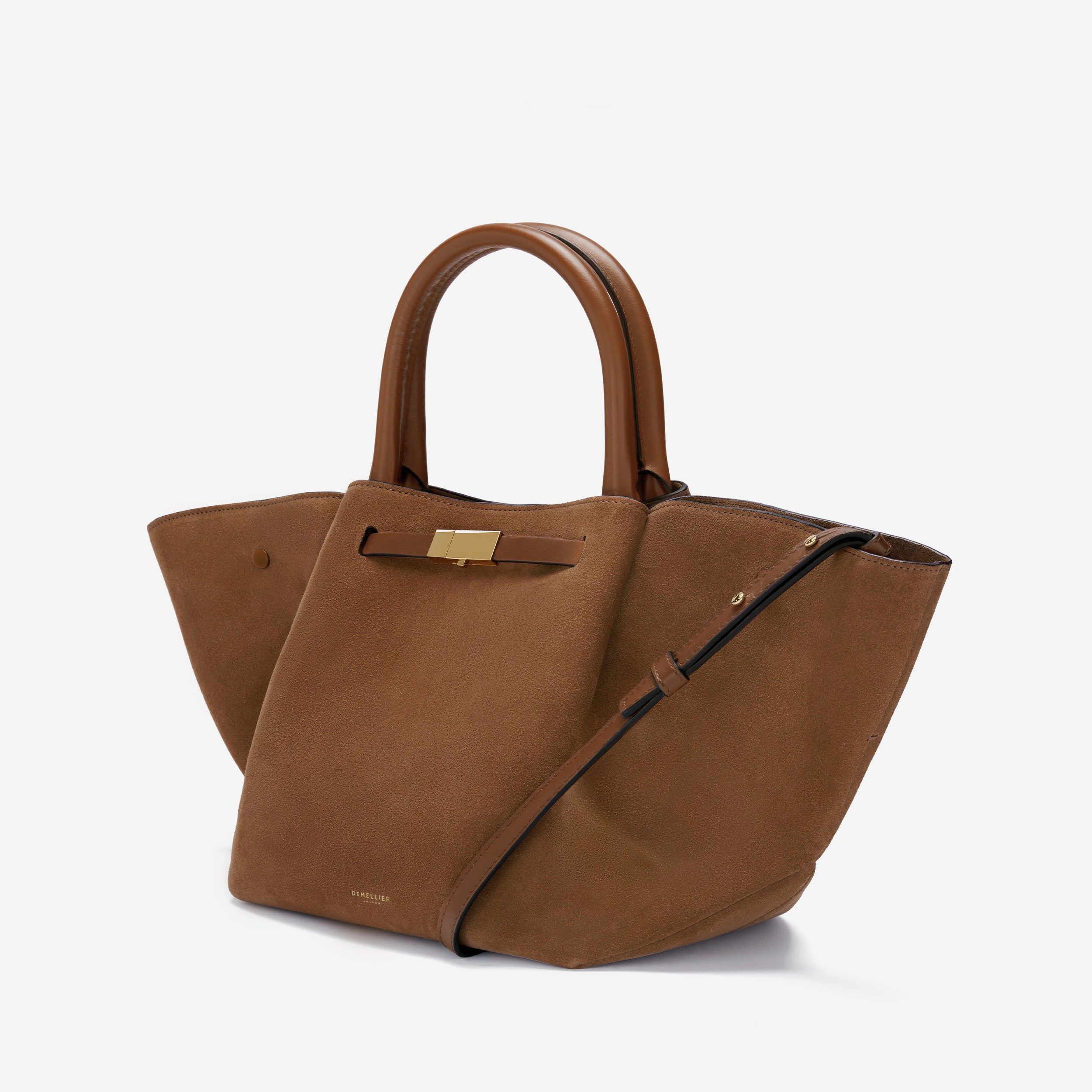 The Midi New York - deep tan suede & tan smooth