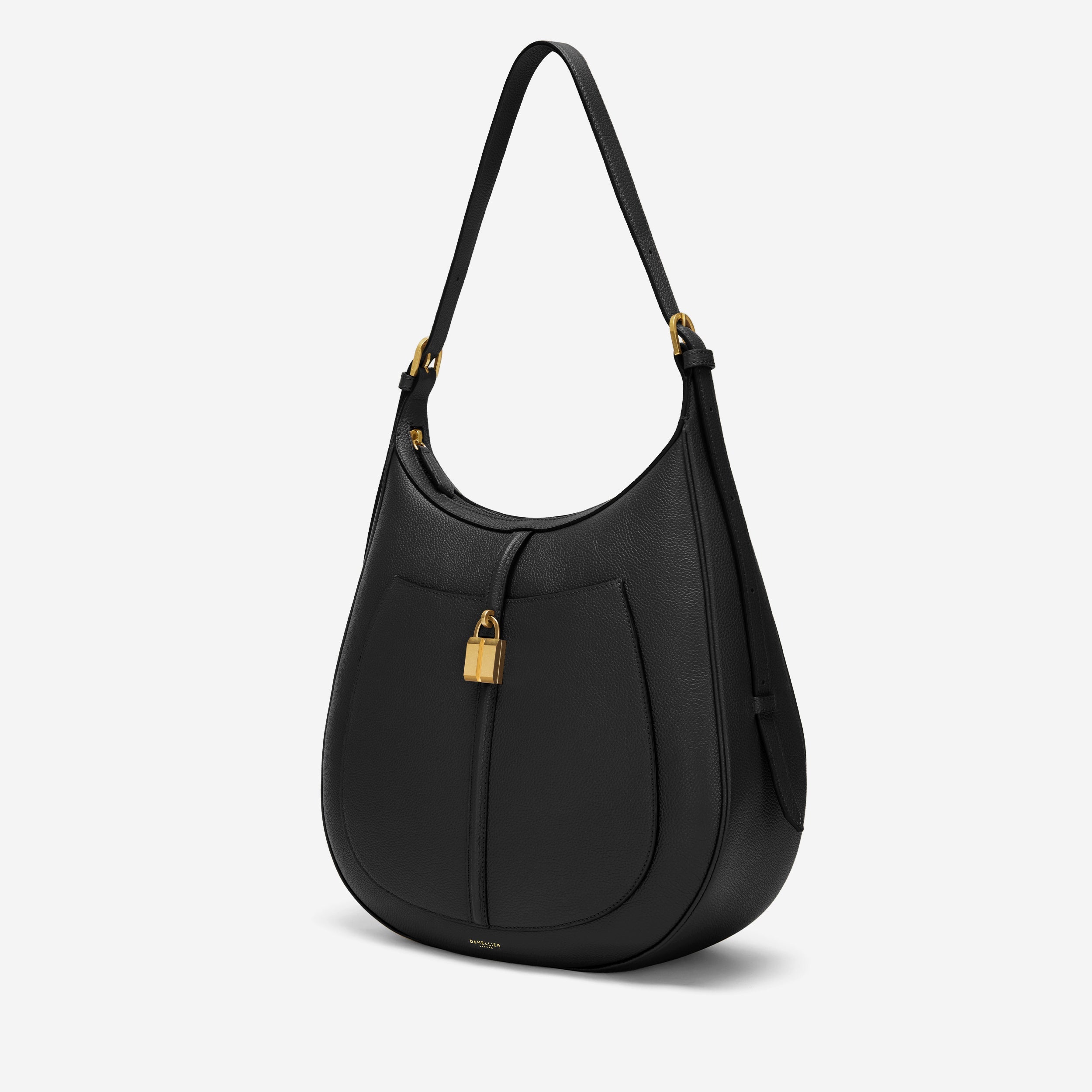The Siena Hobo - black small grain