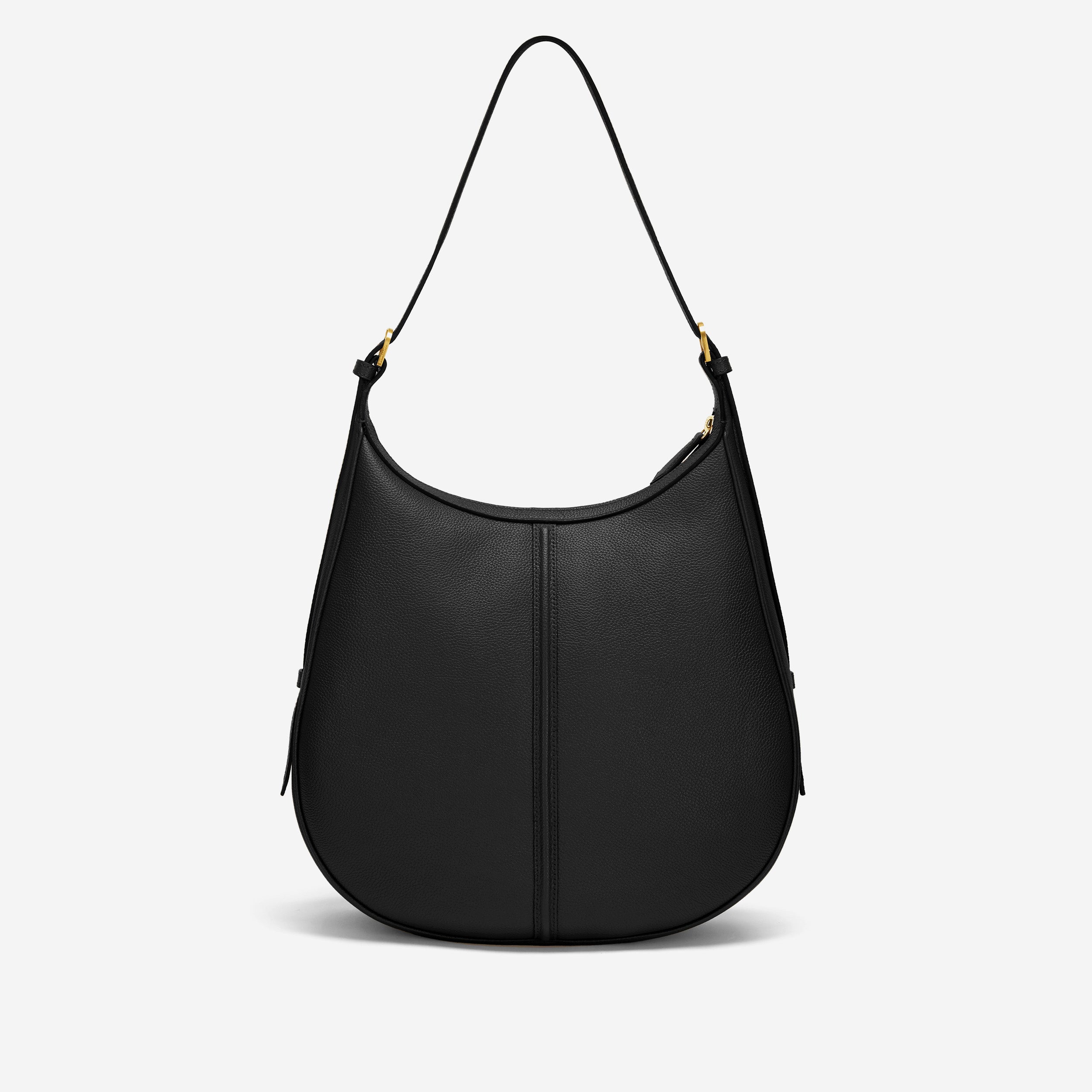 The Siena Hobo - black small grain