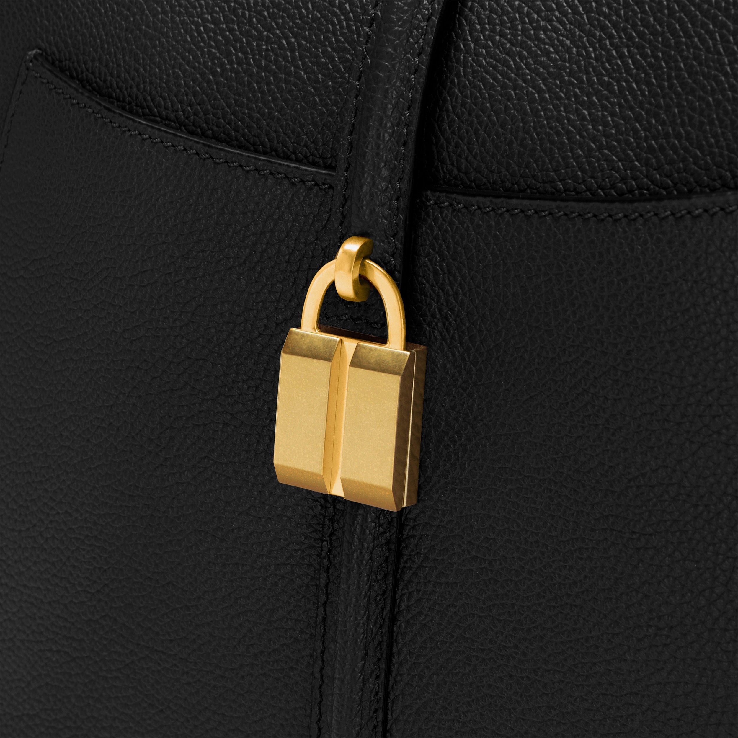 The Siena Hobo - black small grain