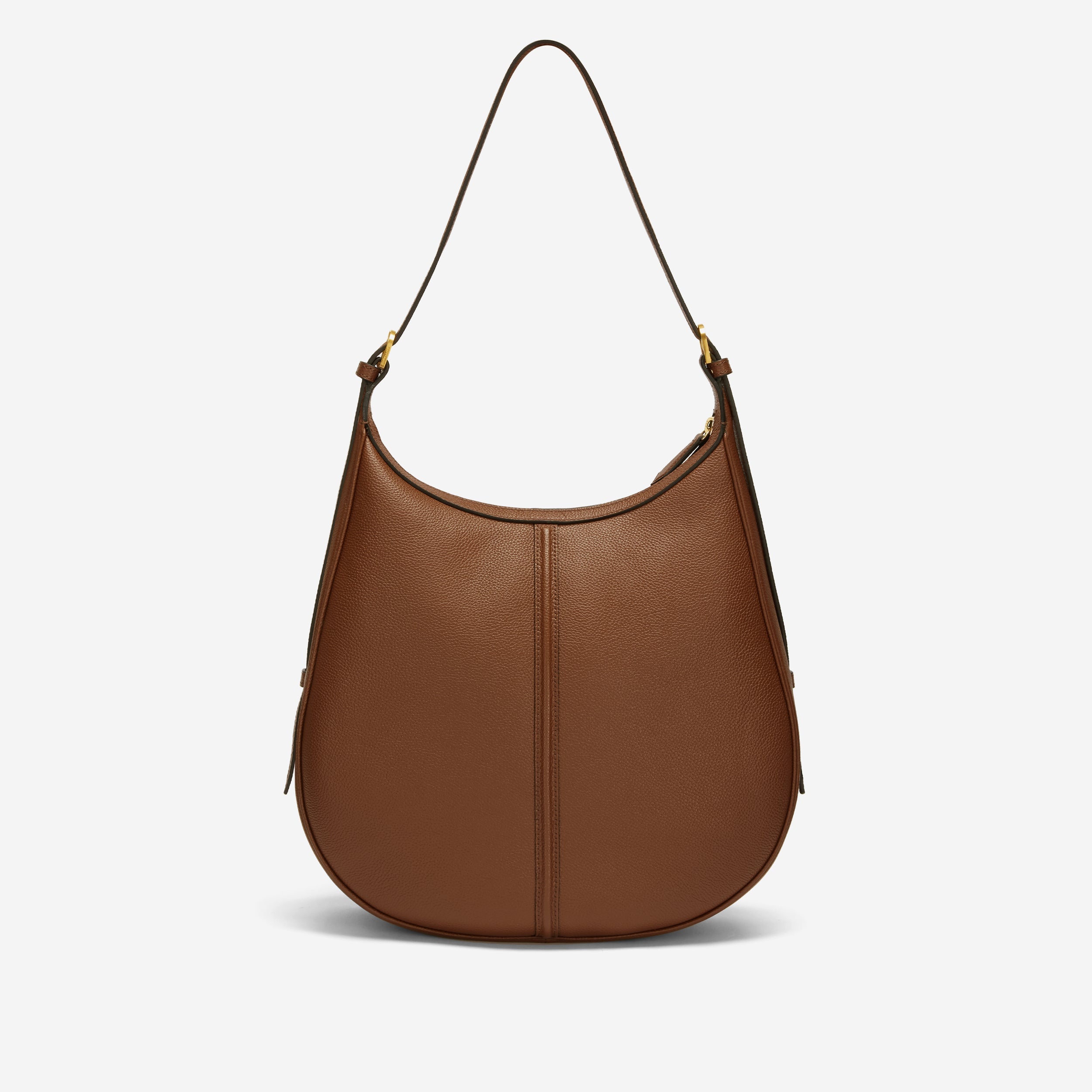 The Siena Hobo - tan small grain