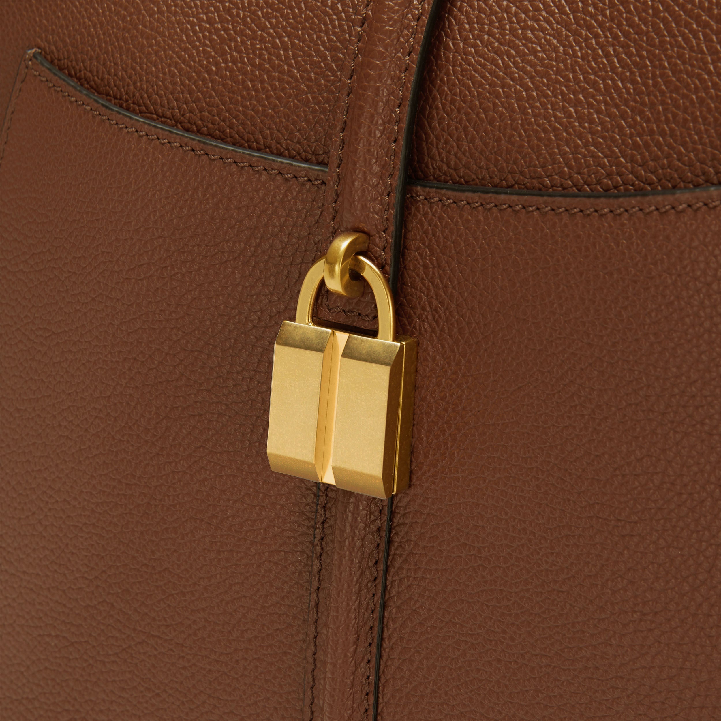 The Siena Hobo - tan small grain