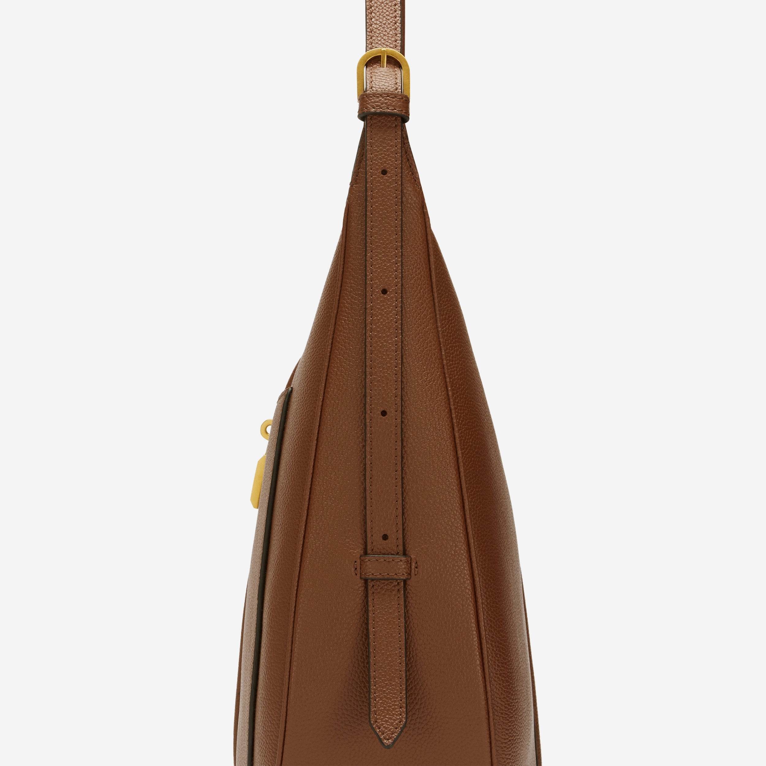 The Siena Hobo - tan small grain