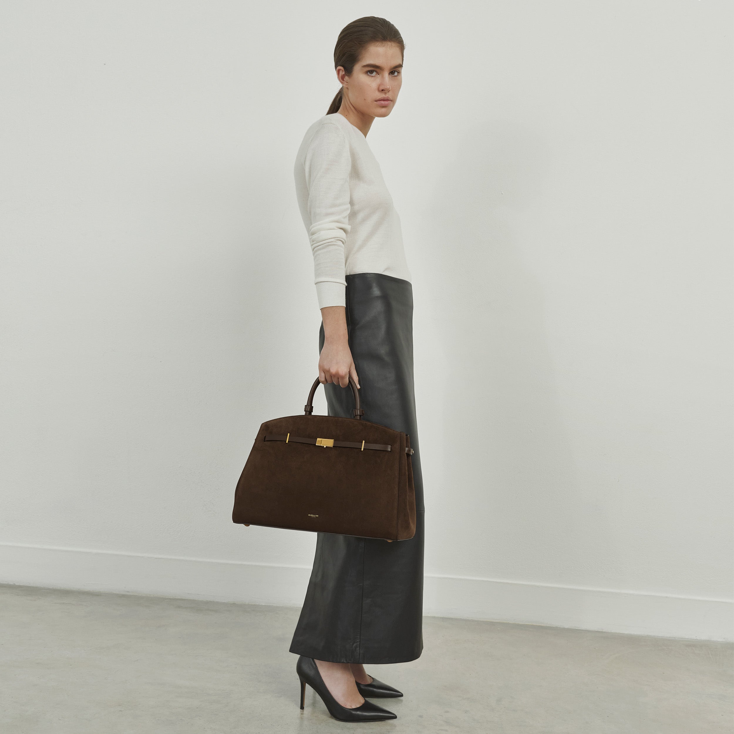 The Hudson - mocha suede & mocha smooth