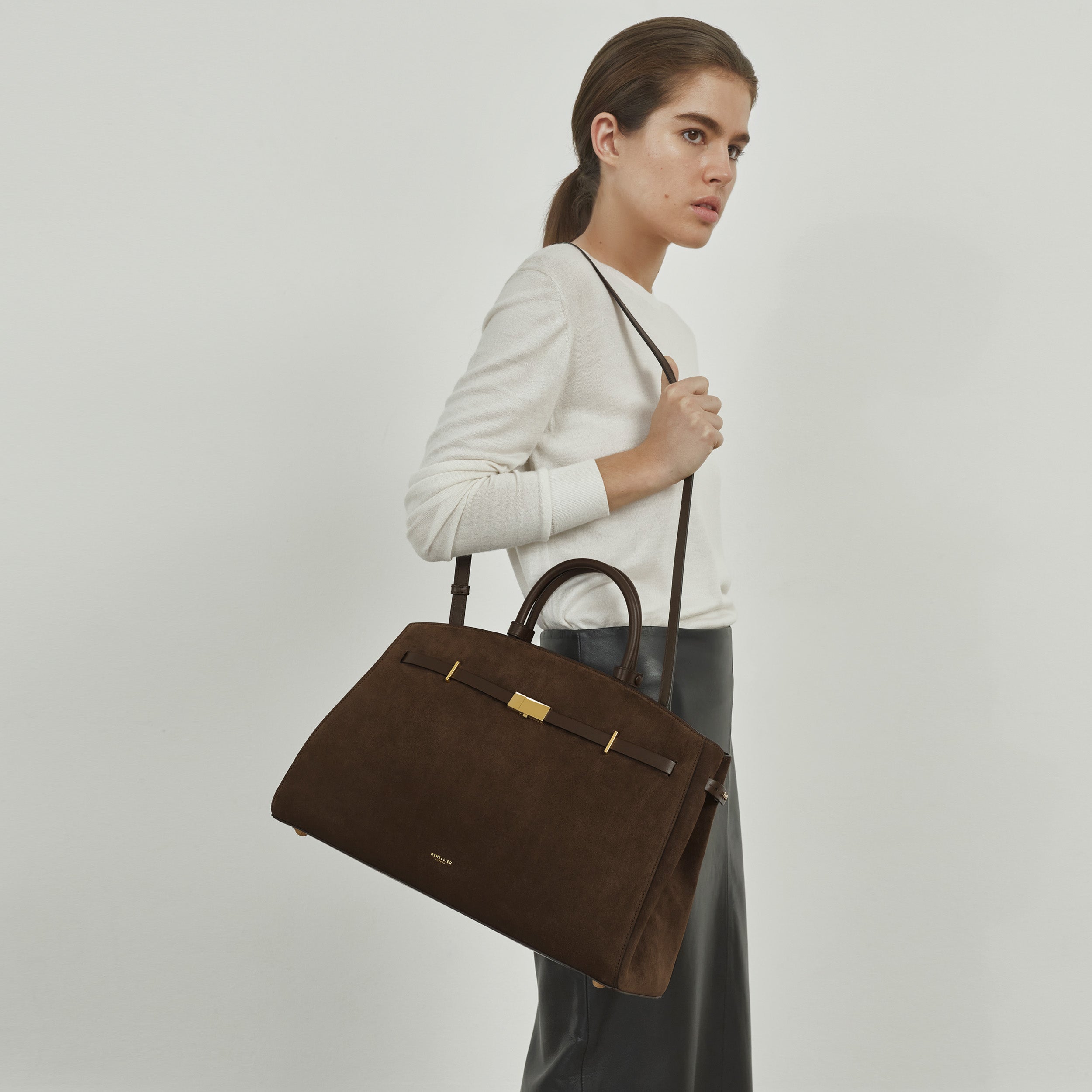 The Hudson - mocha suede & mocha smooth
