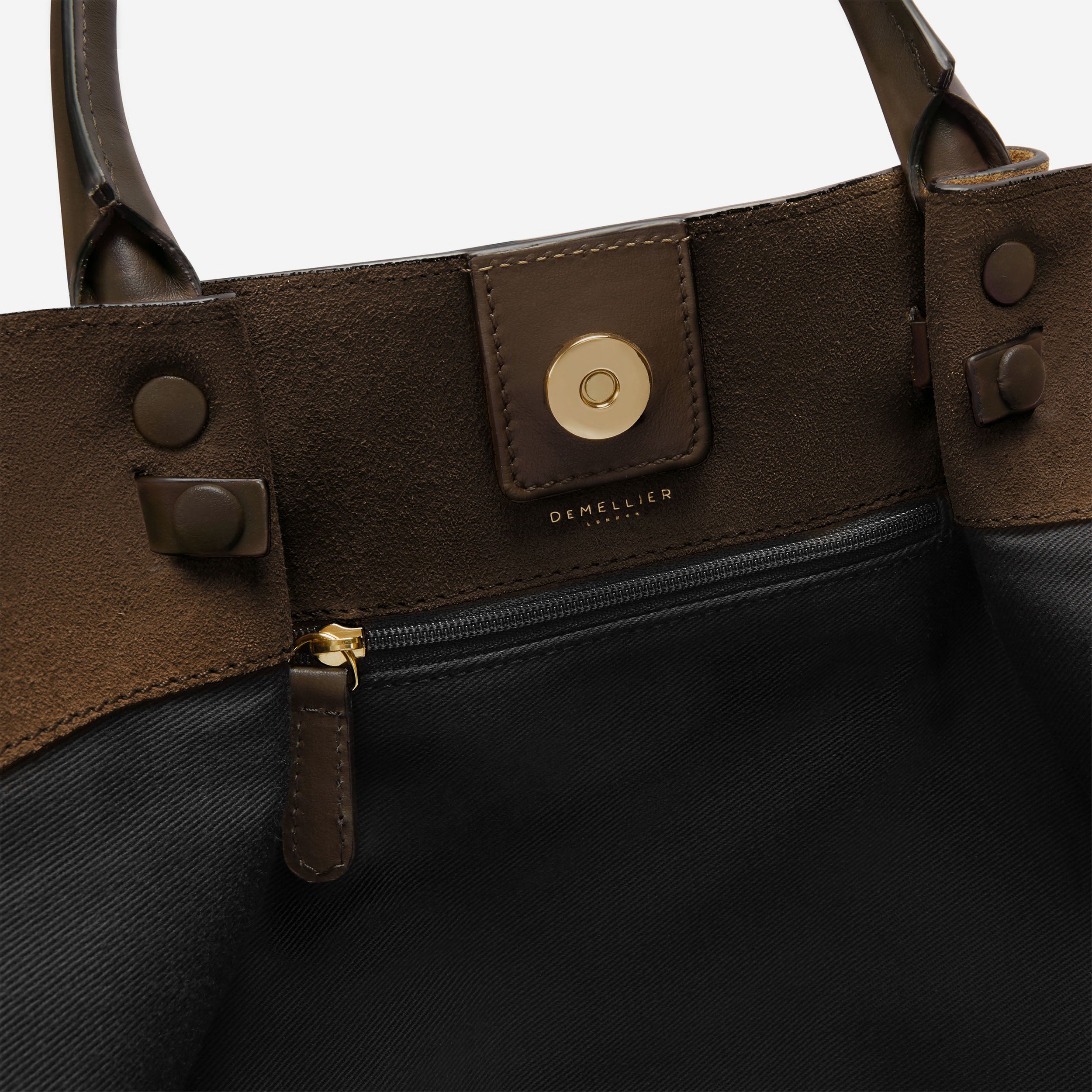 The Midi New York - mocha suede & mocha smooth