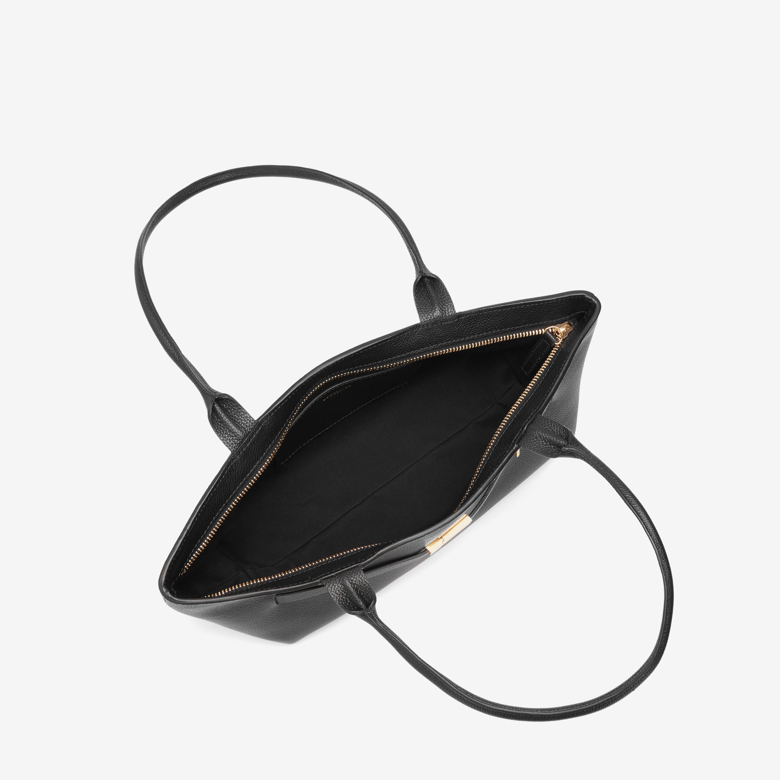 The New York Shoulder - black small grain