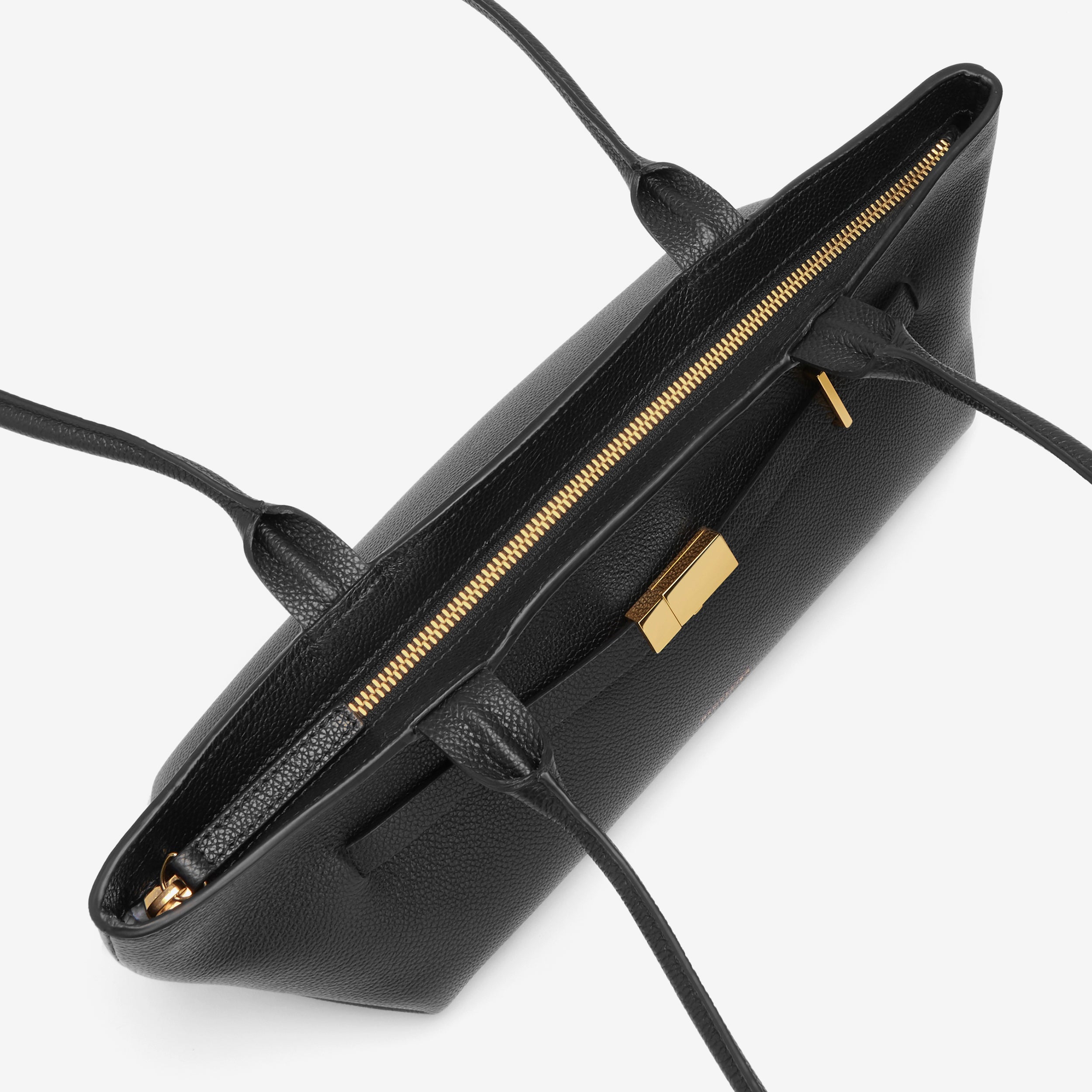 The New York Shoulder - black small grain