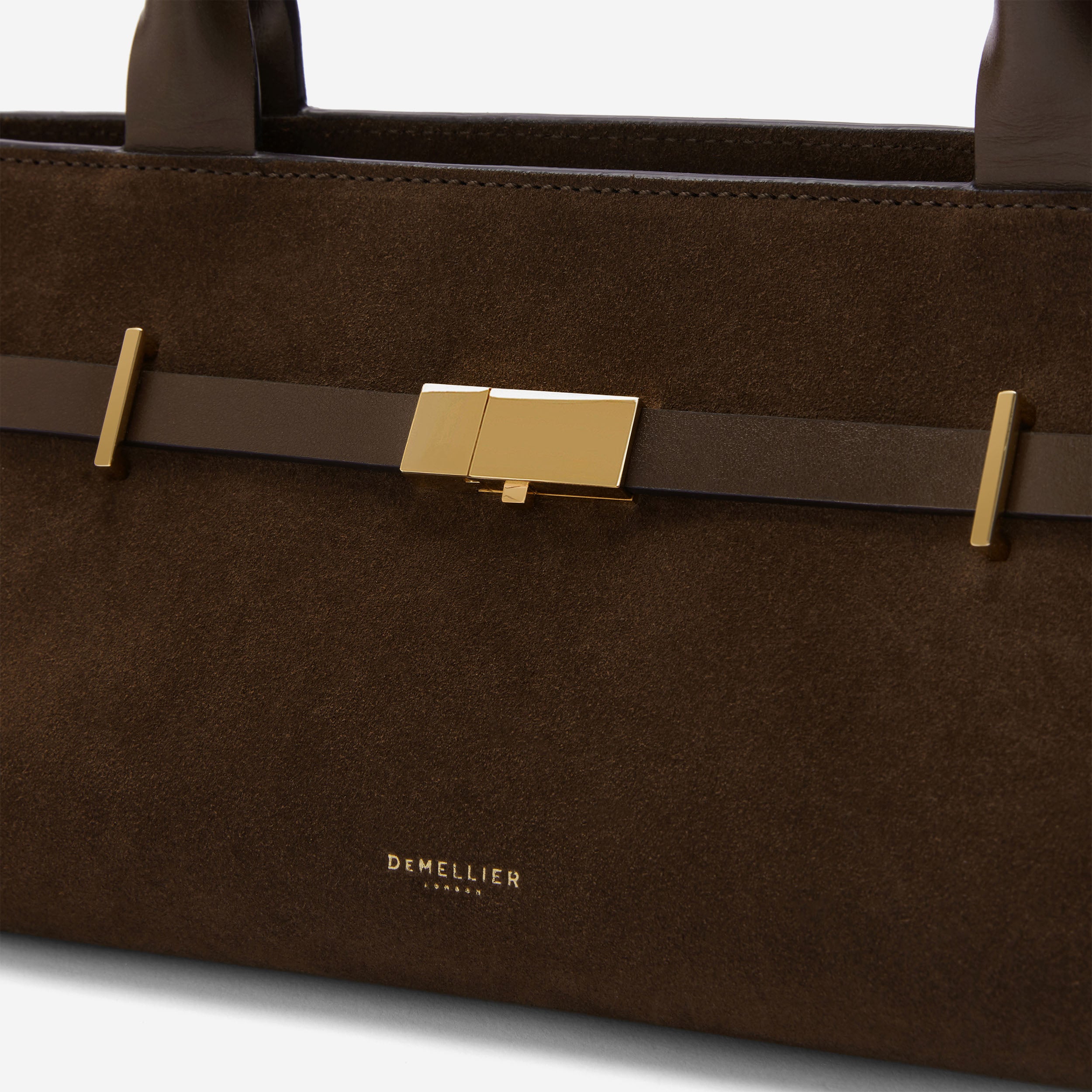 The New York Shoulder - mocha suede & mocha smooth
