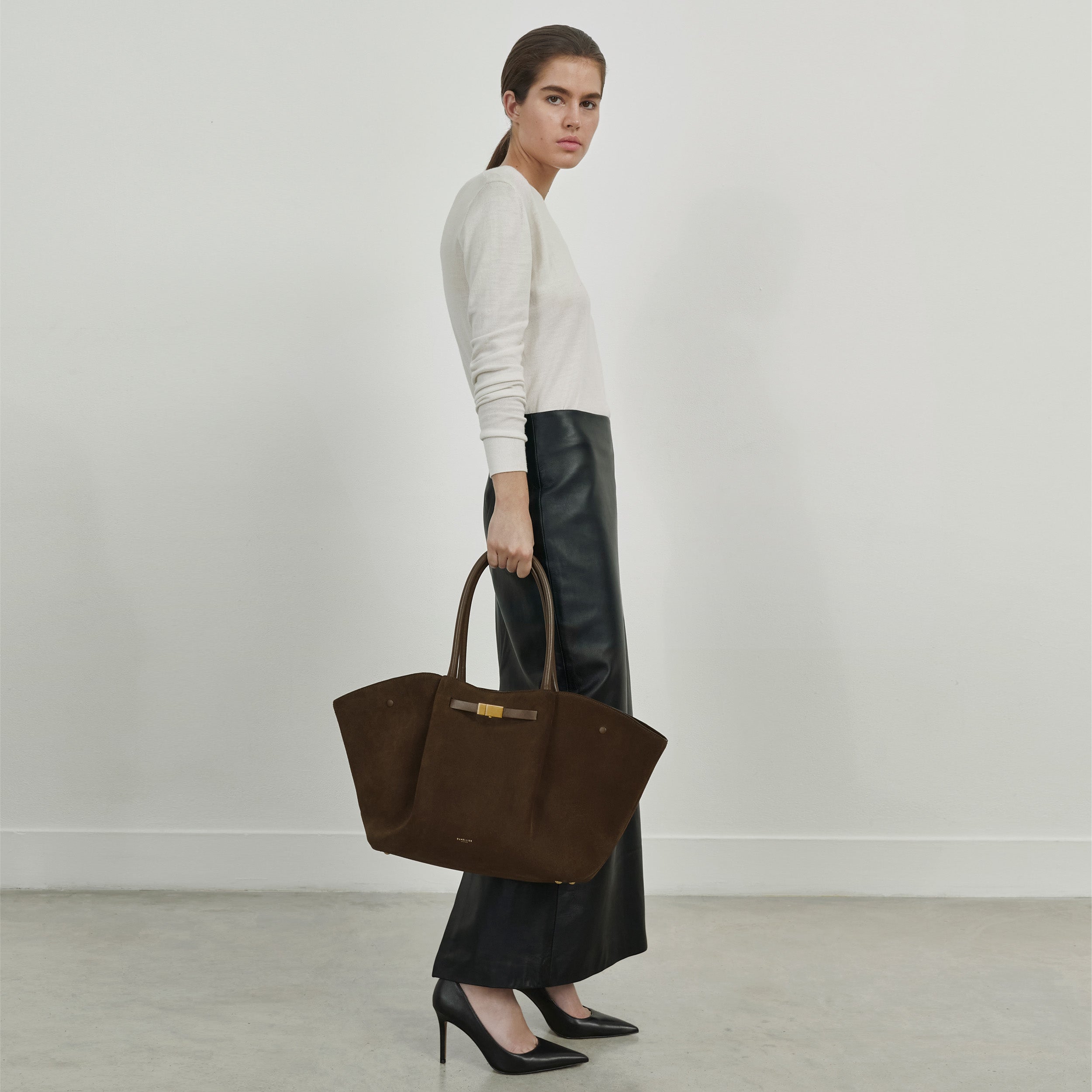 The New York - mocha suede & mocha smooth