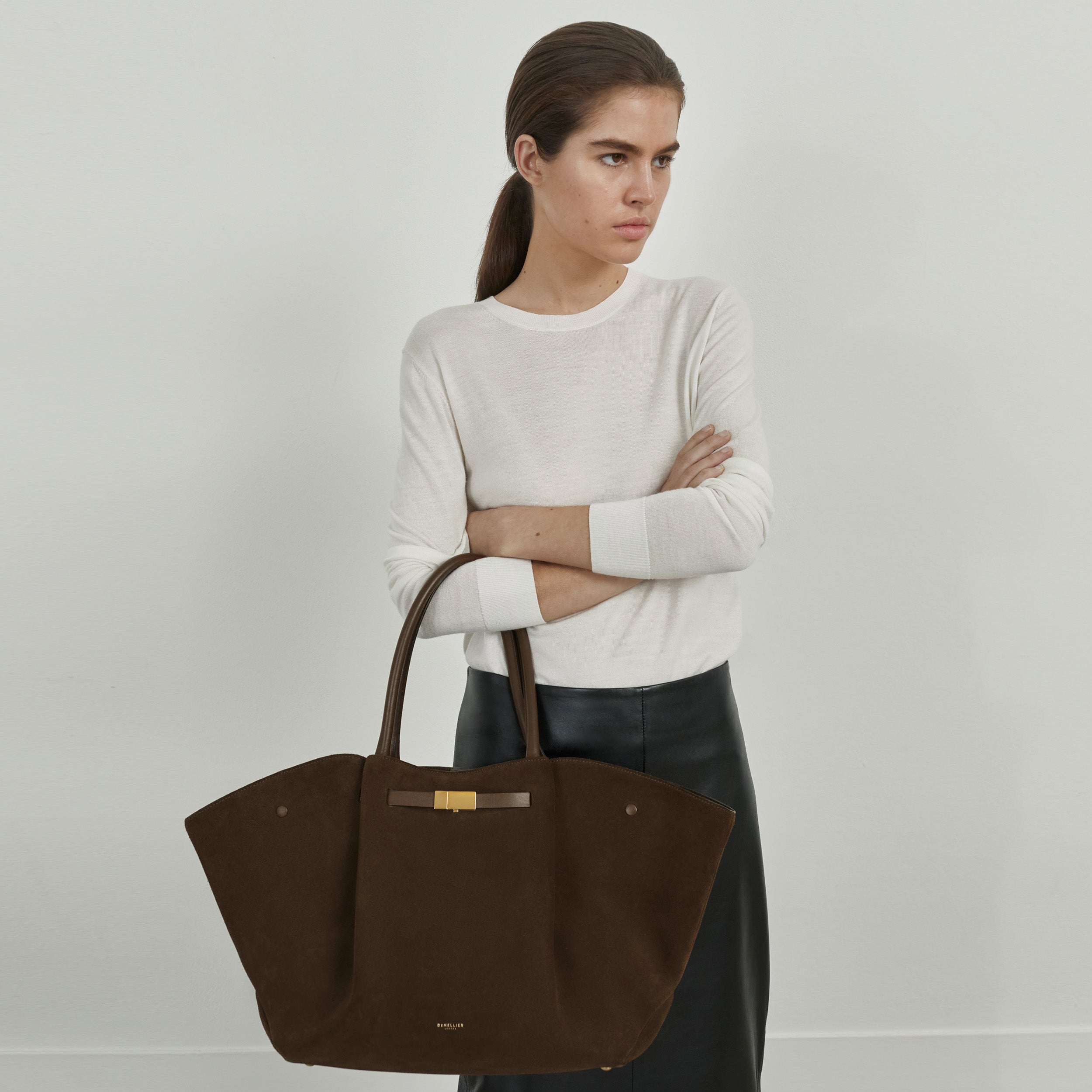 The New York - mocha suede & mocha smooth