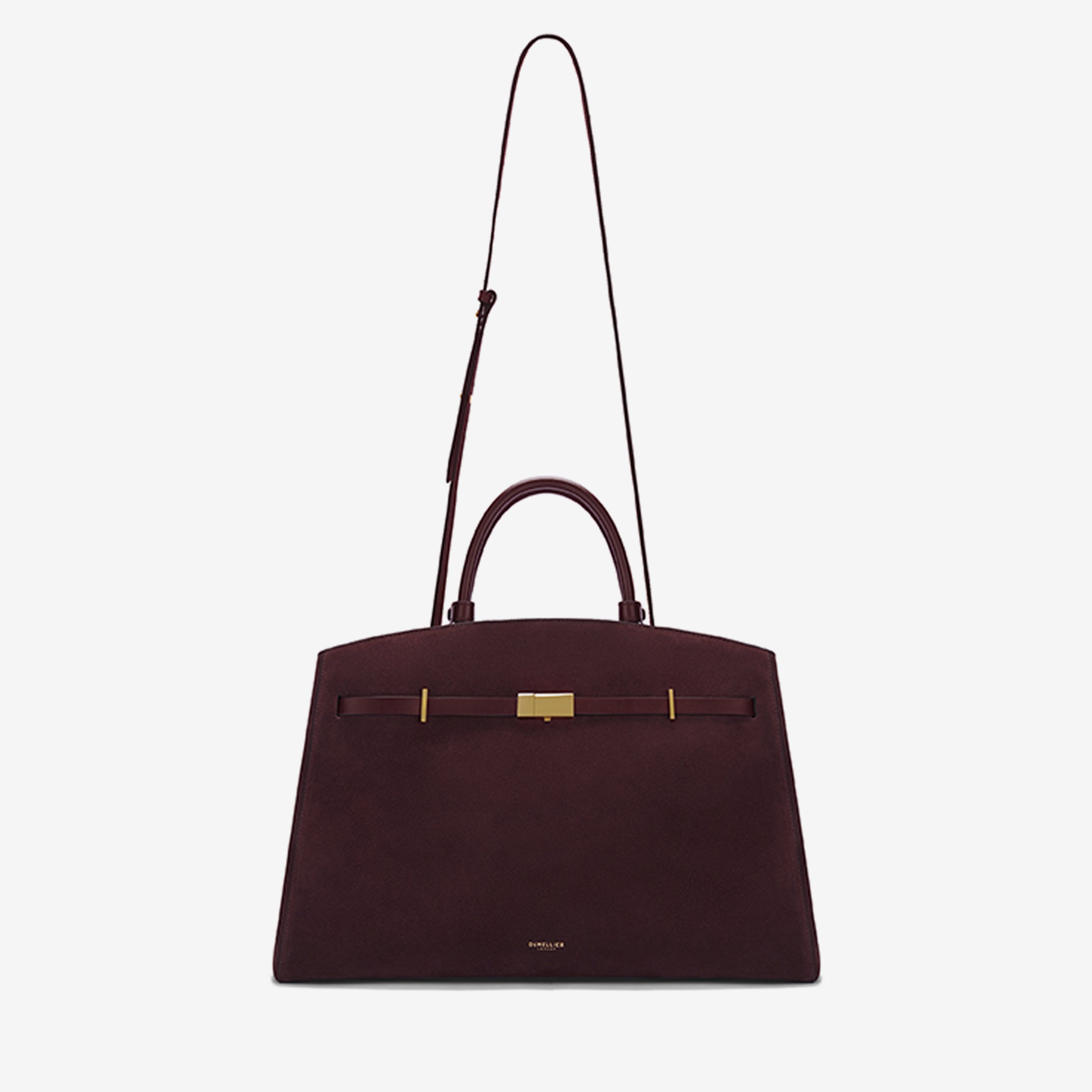 The Hudson - burgundy suede & burgundy smooth