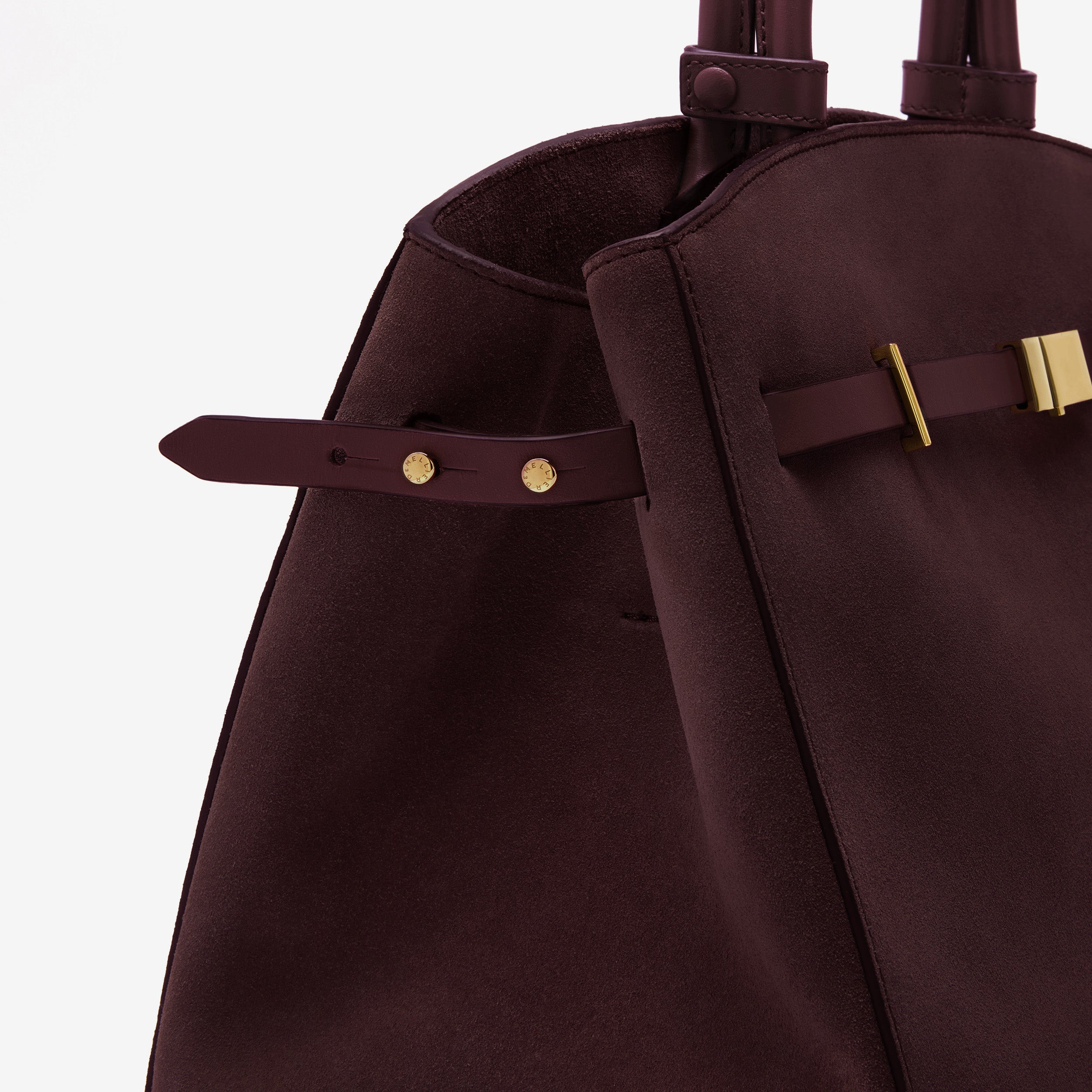 The Hudson - burgundy suede & burgundy smooth