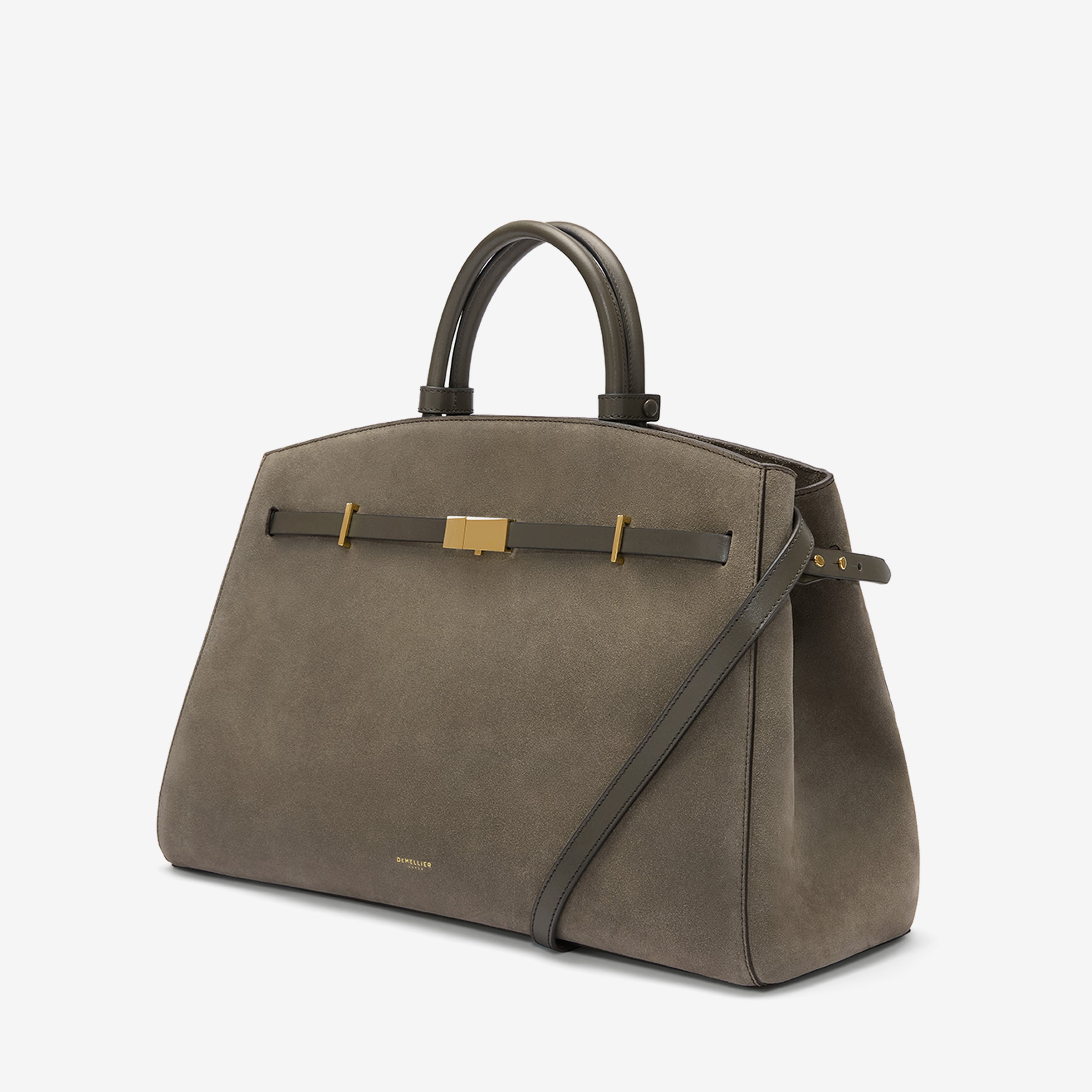 The Hudson - deep olive suede & deep olive smooth