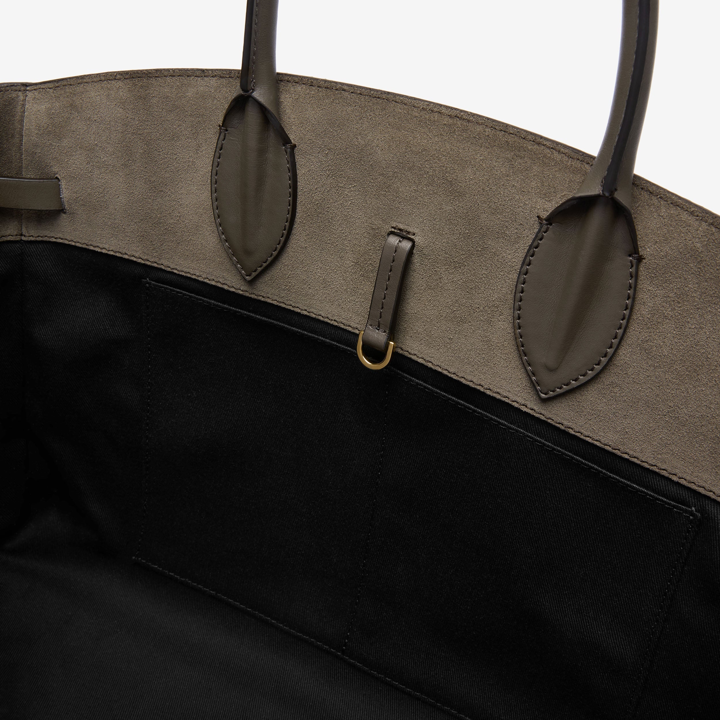 The Hudson - deep olive suede & deep olive smooth