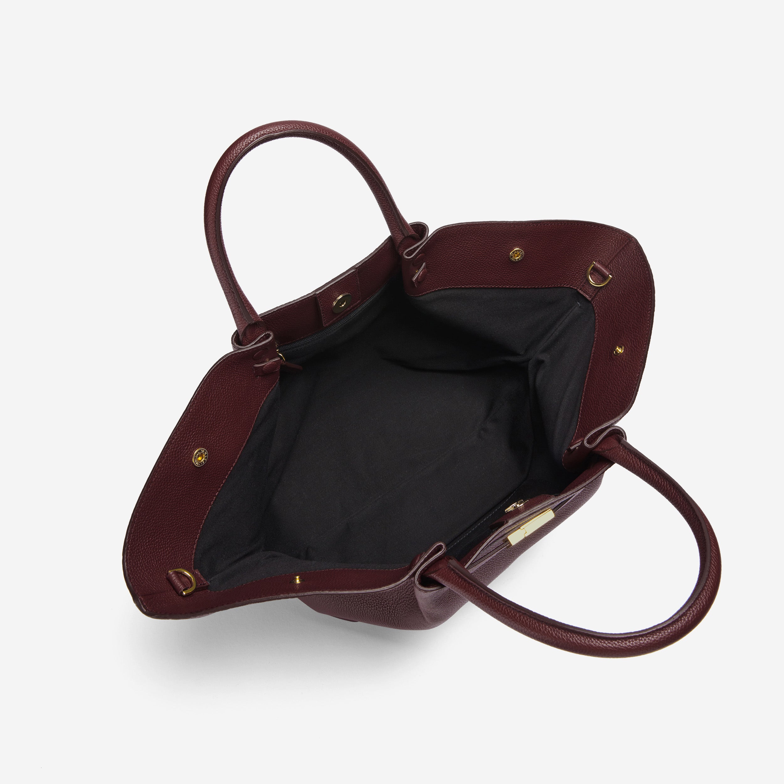 The Midi New York - burgundy small grain