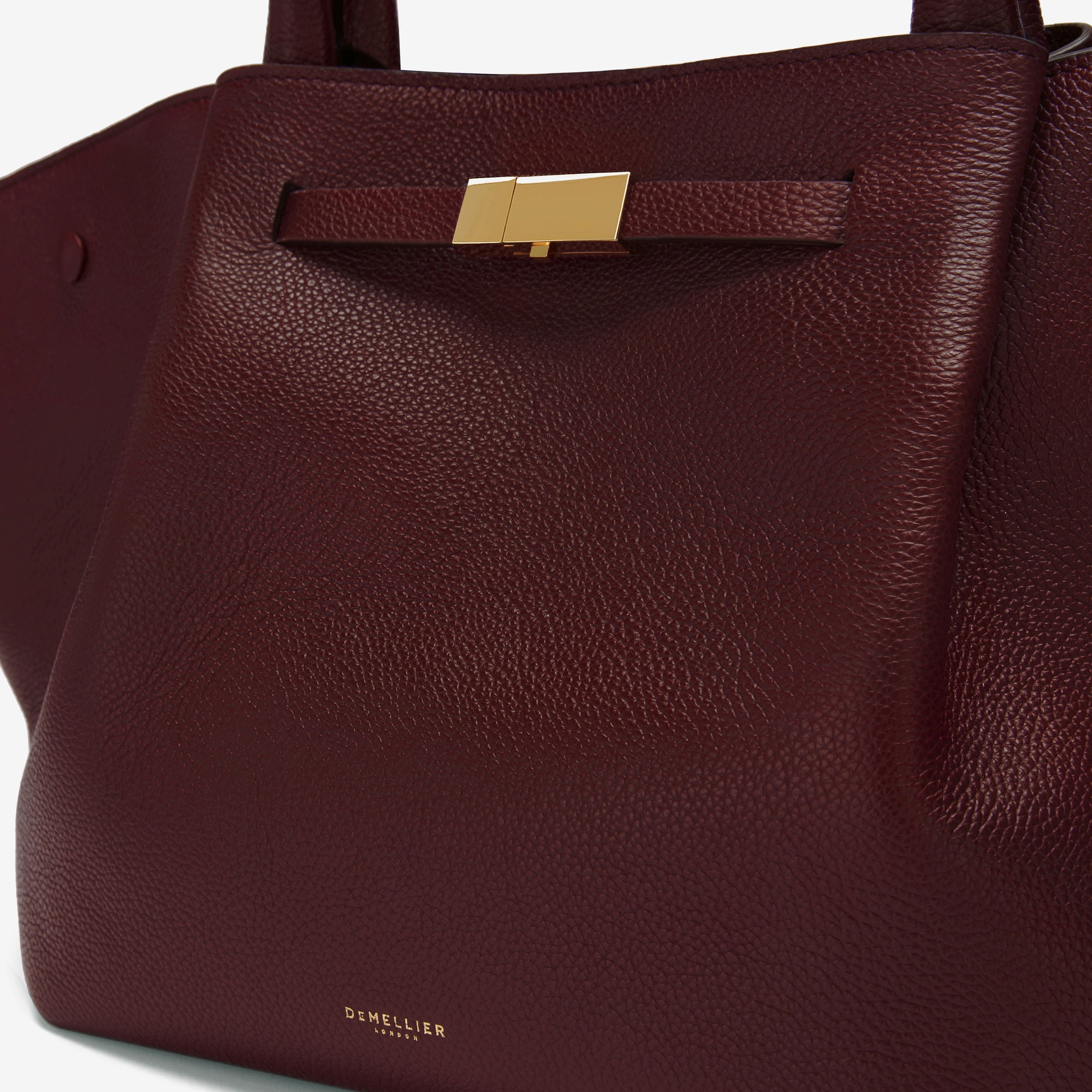 The Midi New York - burgundy small grain