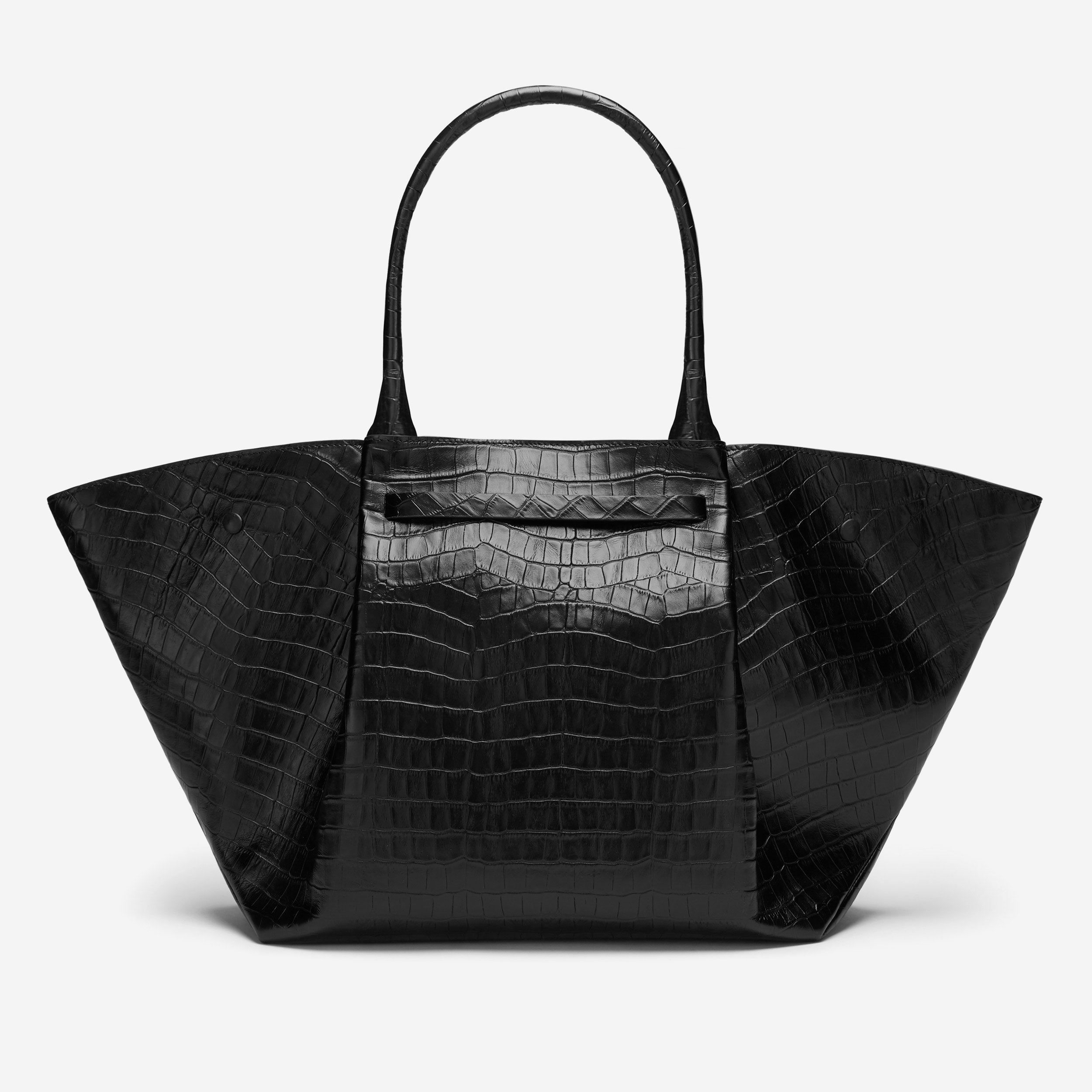 The New York - black croc-effect