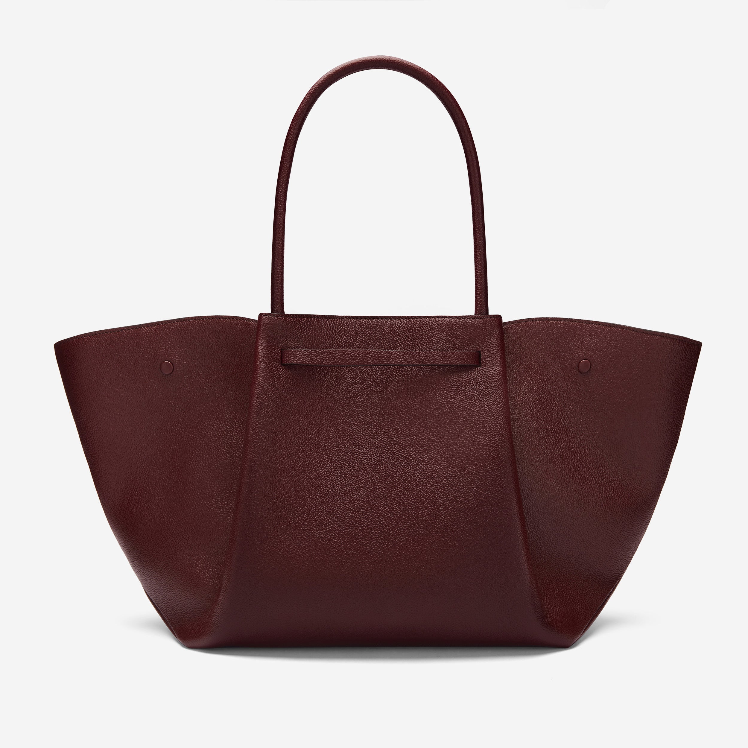 The New York - burgundy small grain