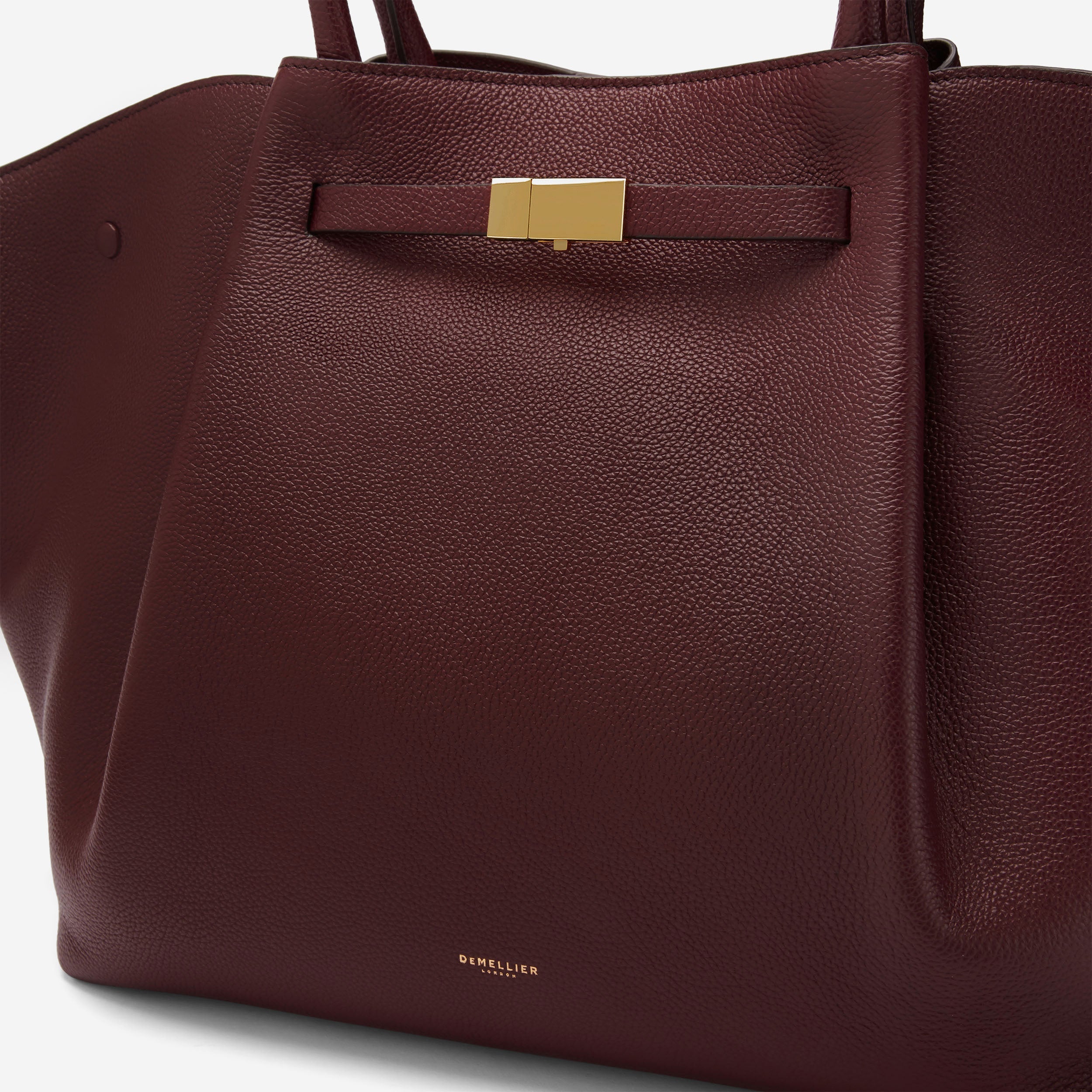 The New York - burgundy small grain