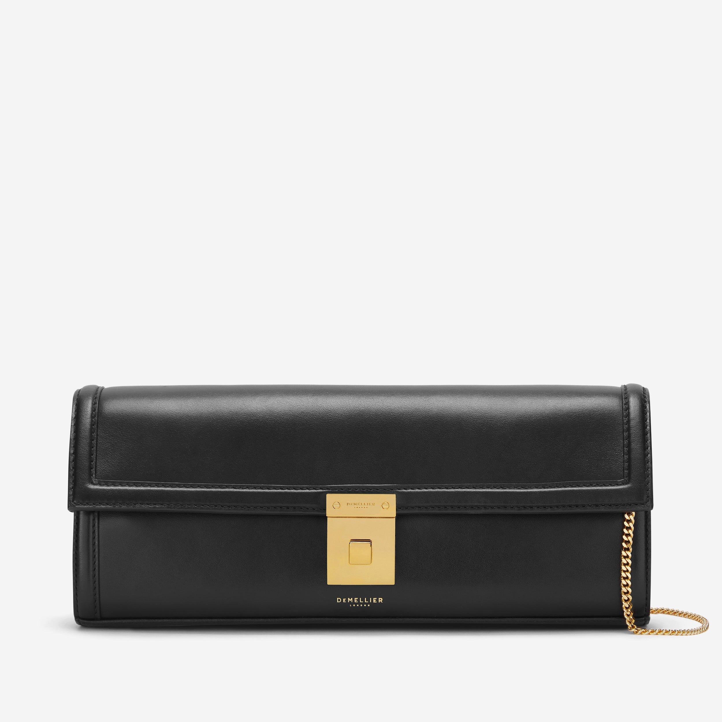 The Paris Clutch - black smooth