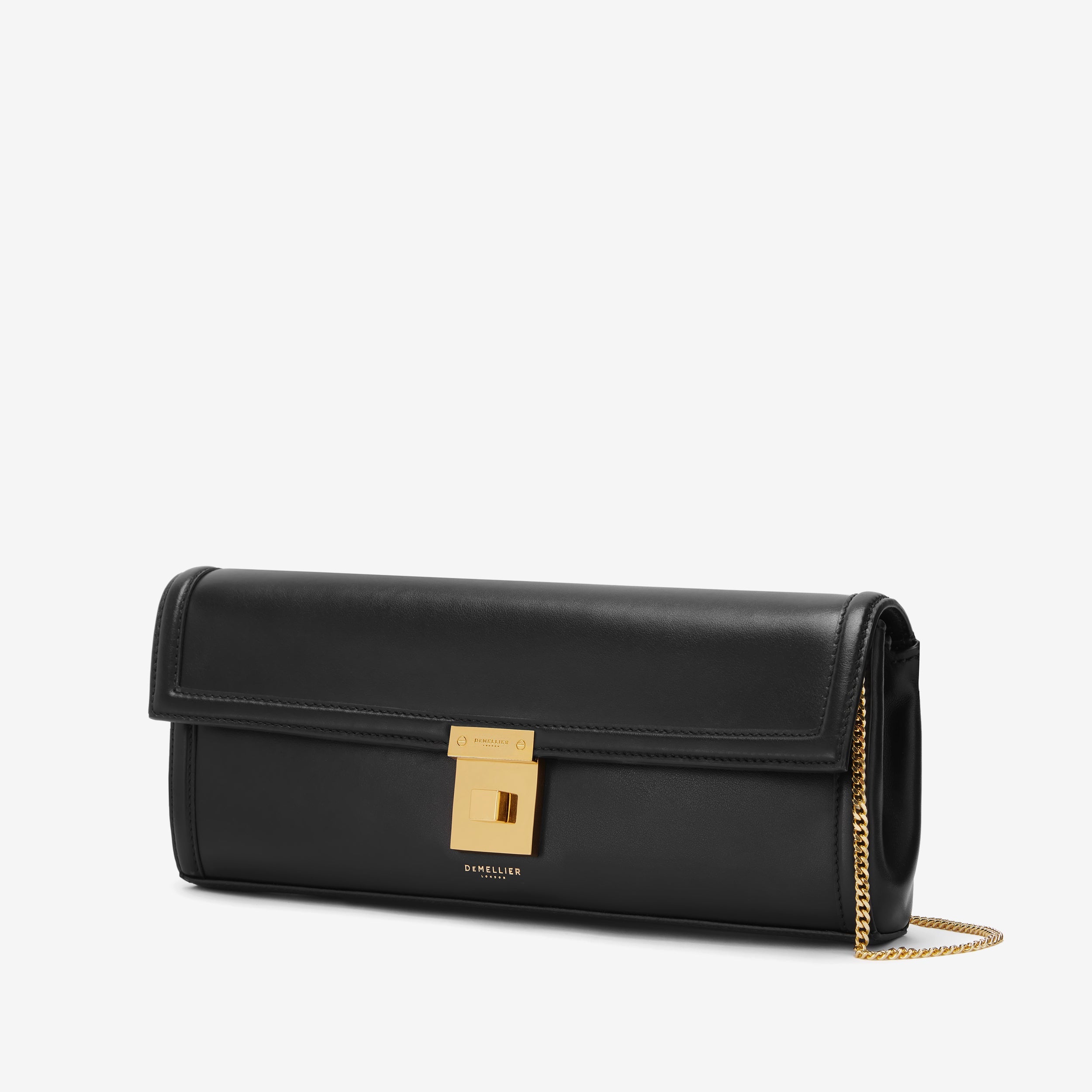The Paris Clutch - black smooth