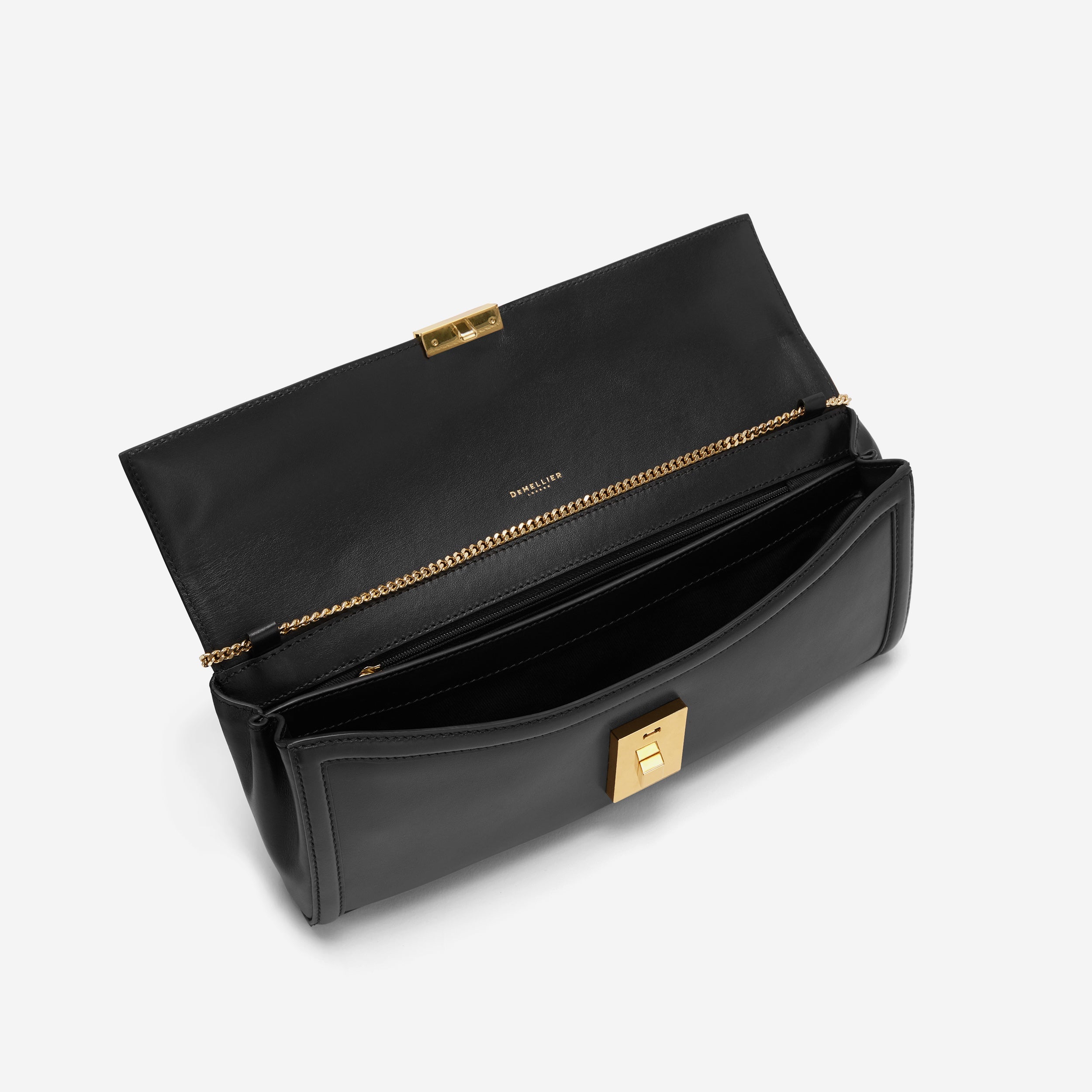 The Paris Clutch - black smooth