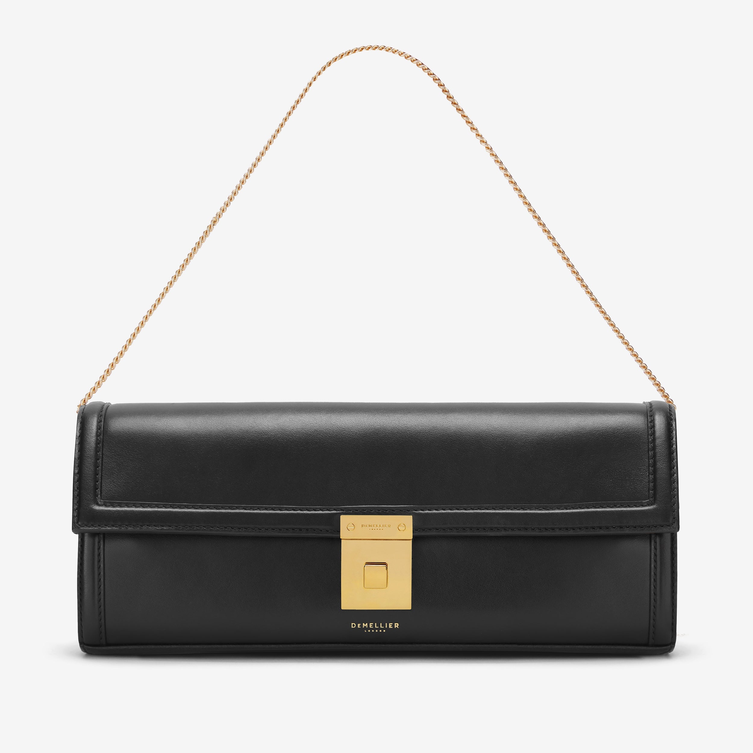 The Paris Clutch - black smooth