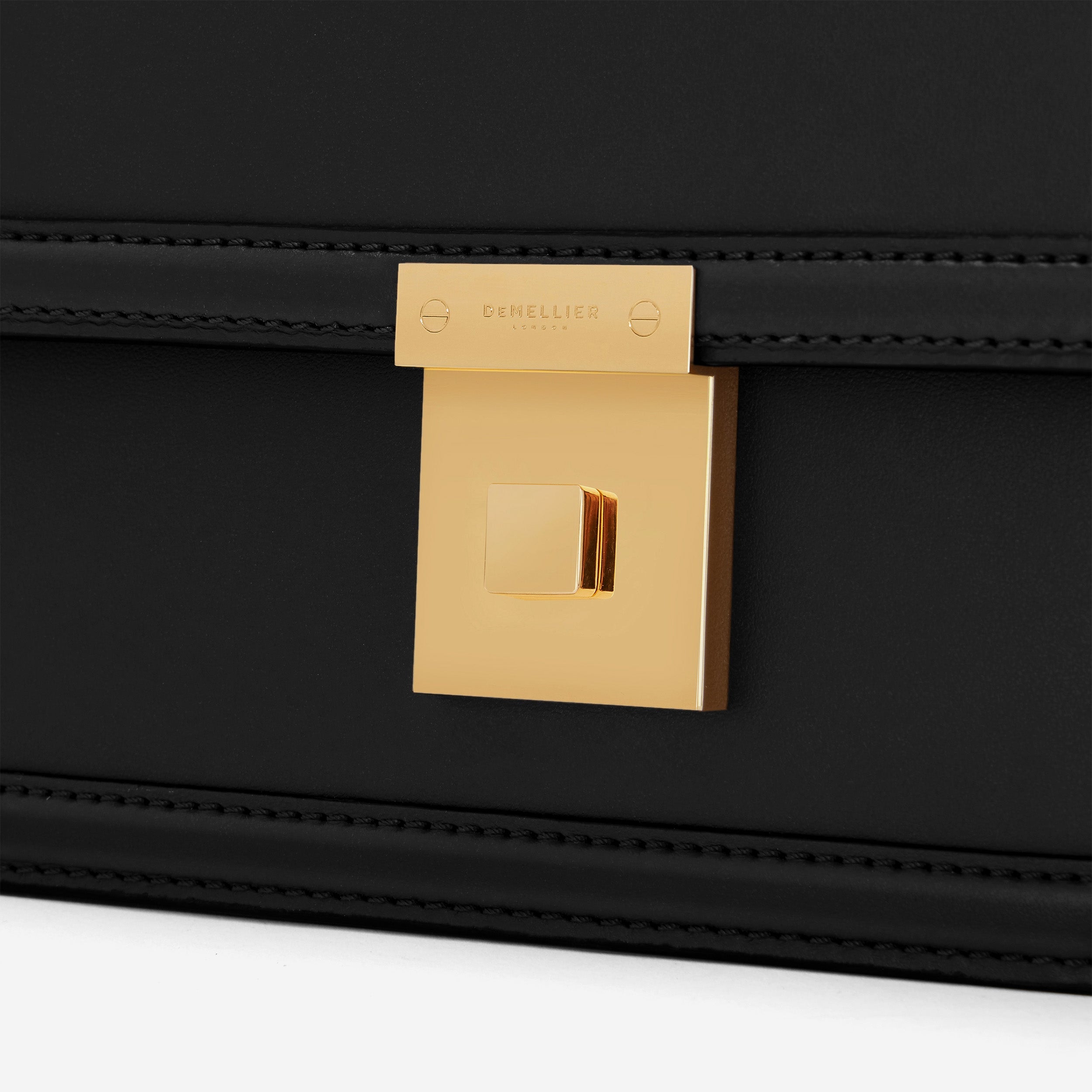 The Paris Crossbody - black smooth