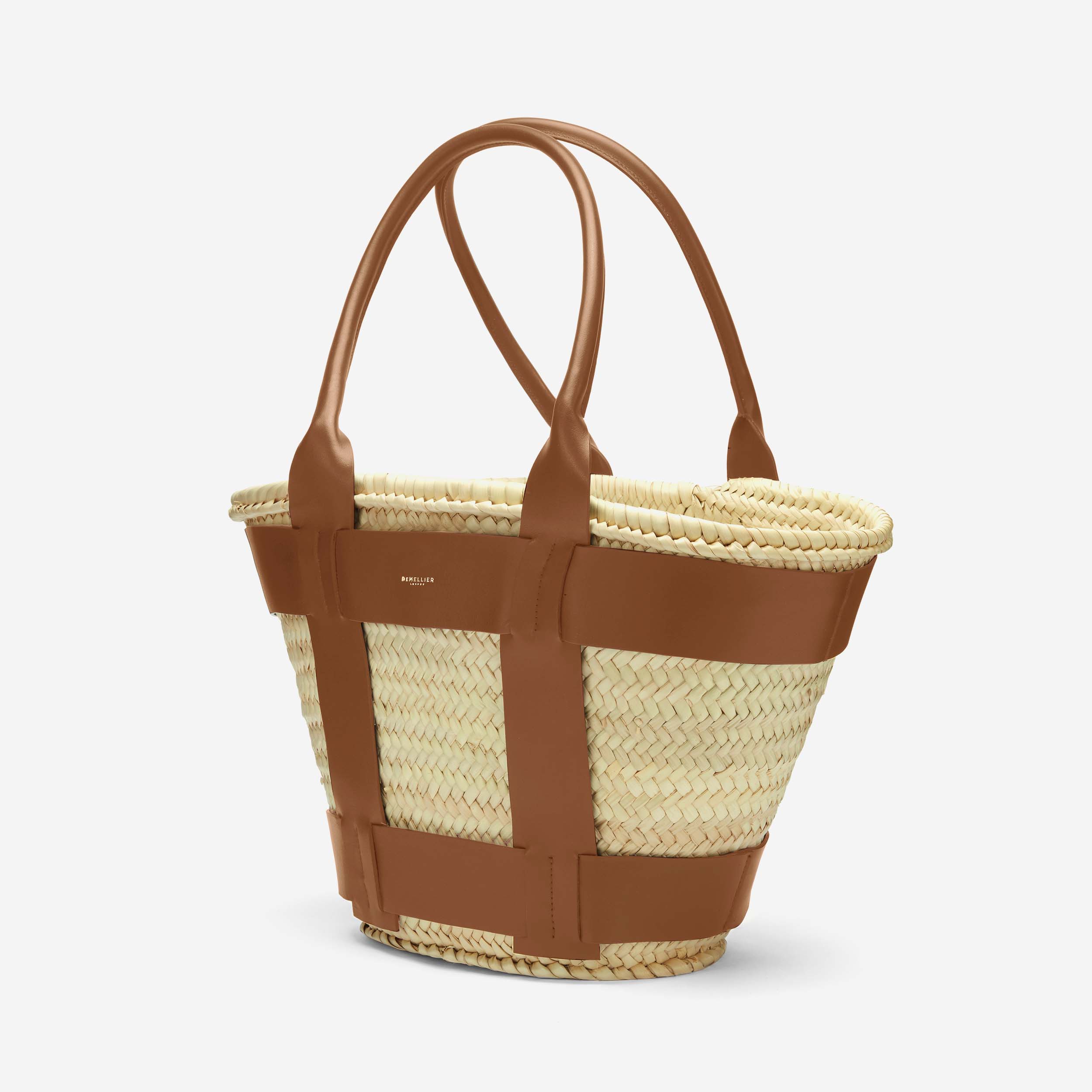 The Santorini - natural basket tan smooth