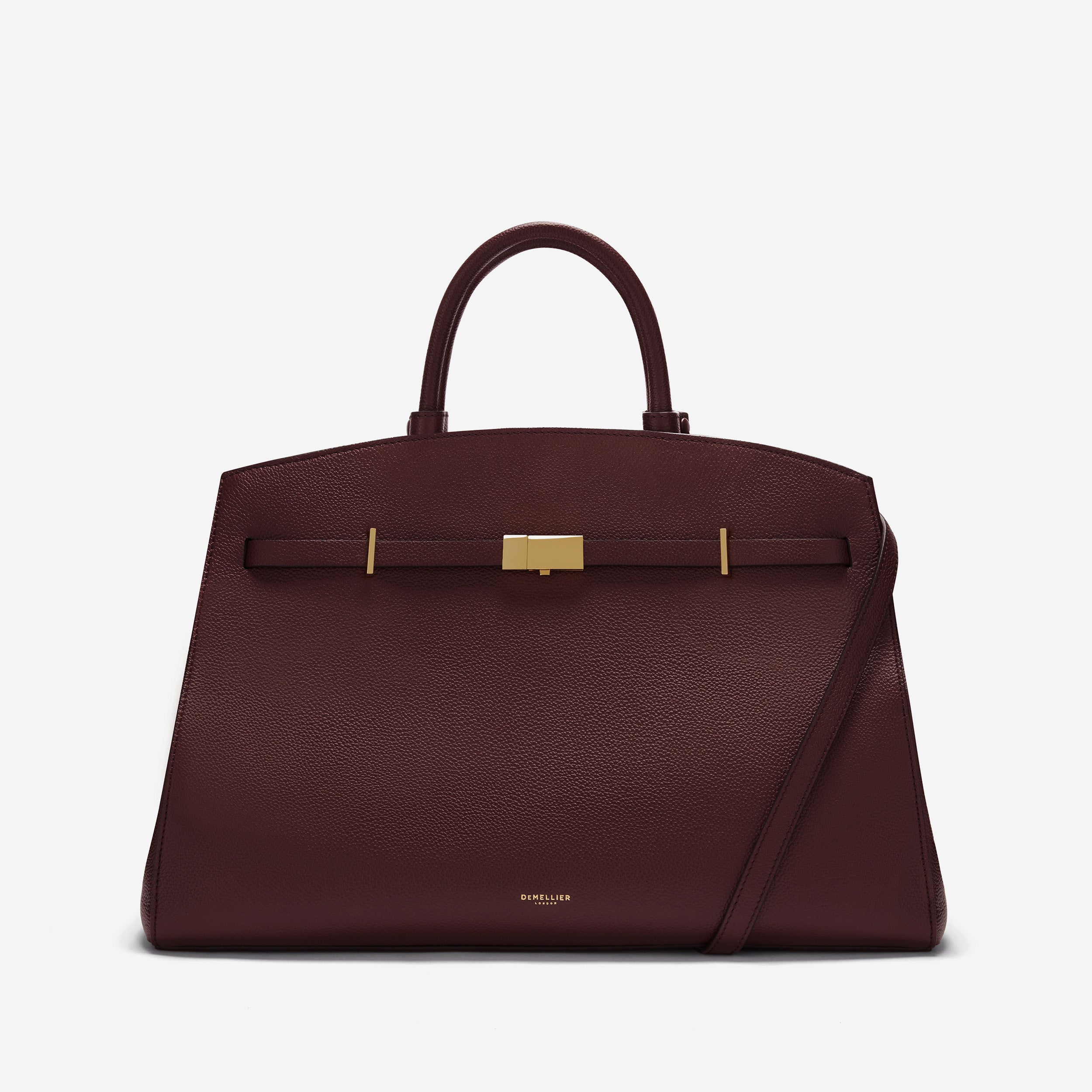 The Hudson - burgundy small grain