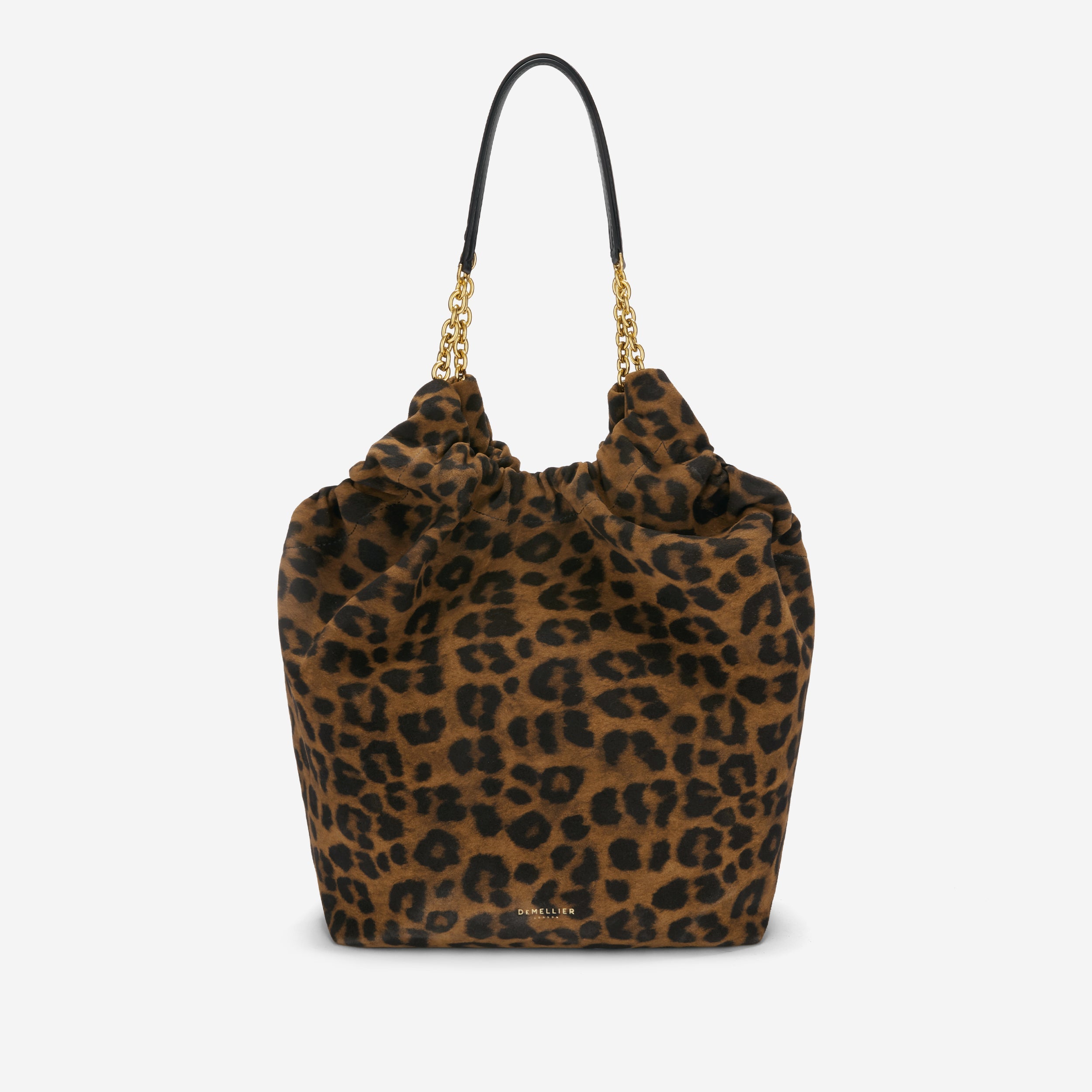The Miami - leopard-effect suede & black smooth