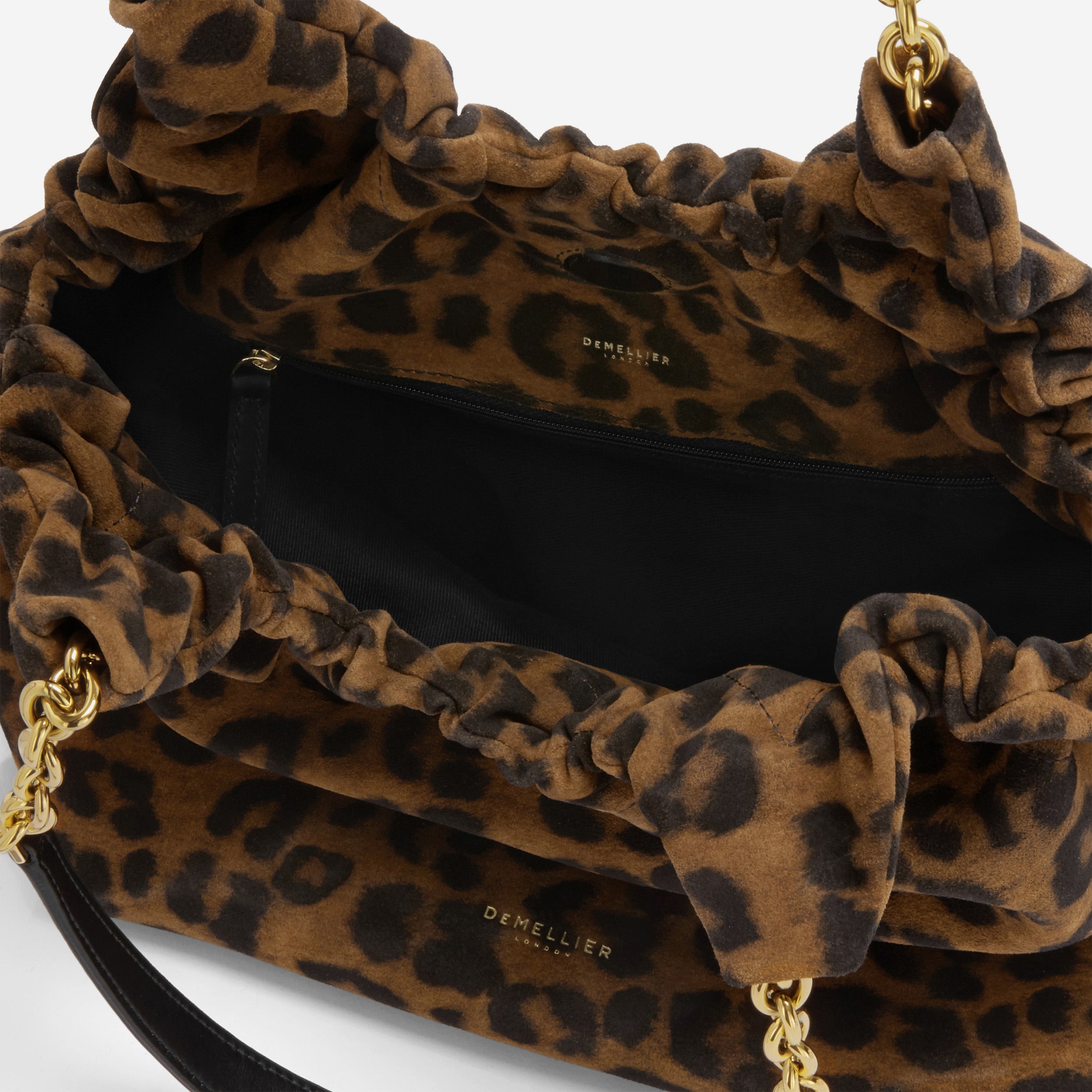 The Miami - leopard-effect suede & black smooth