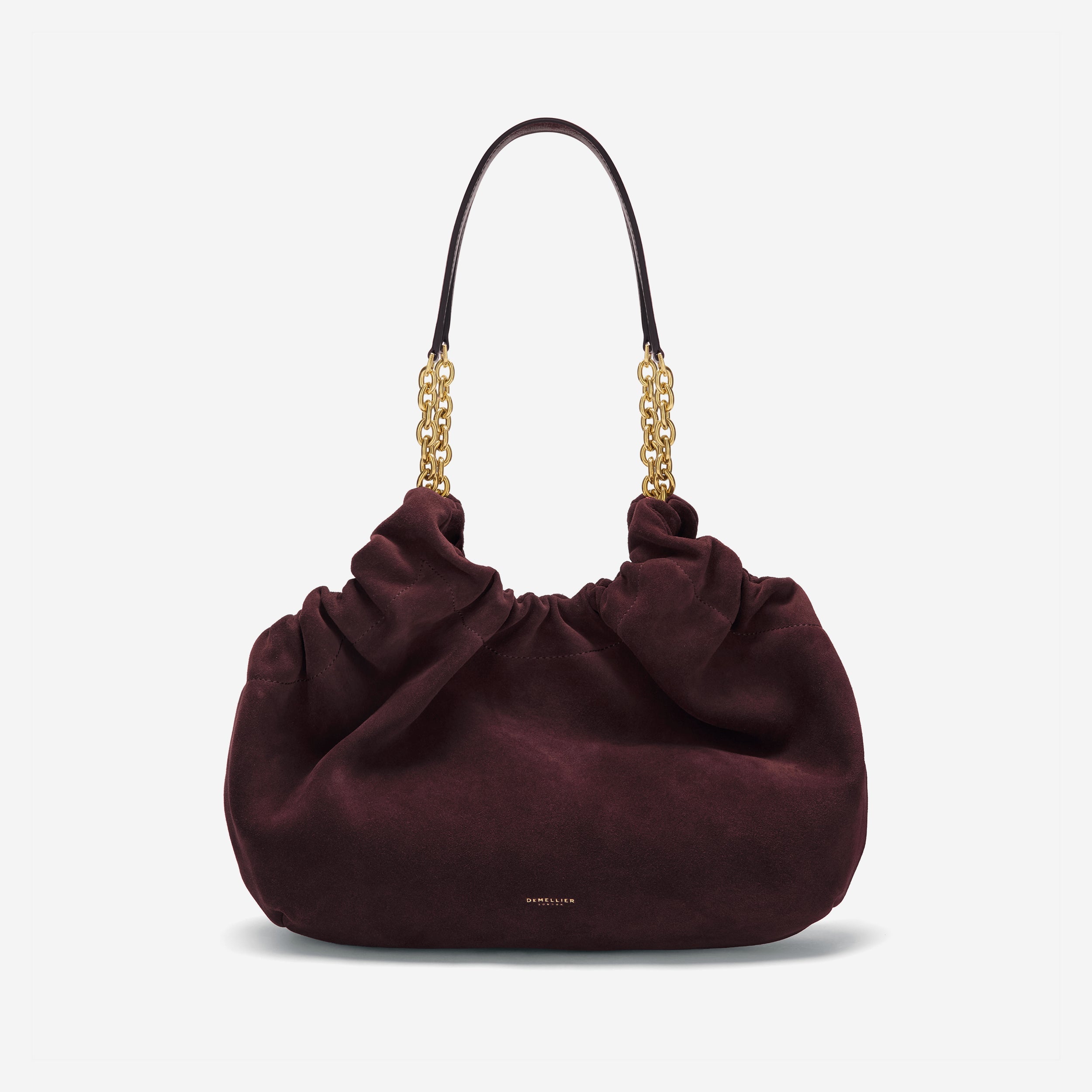 The Midi Miami - burgundy suede & burgundy smooth