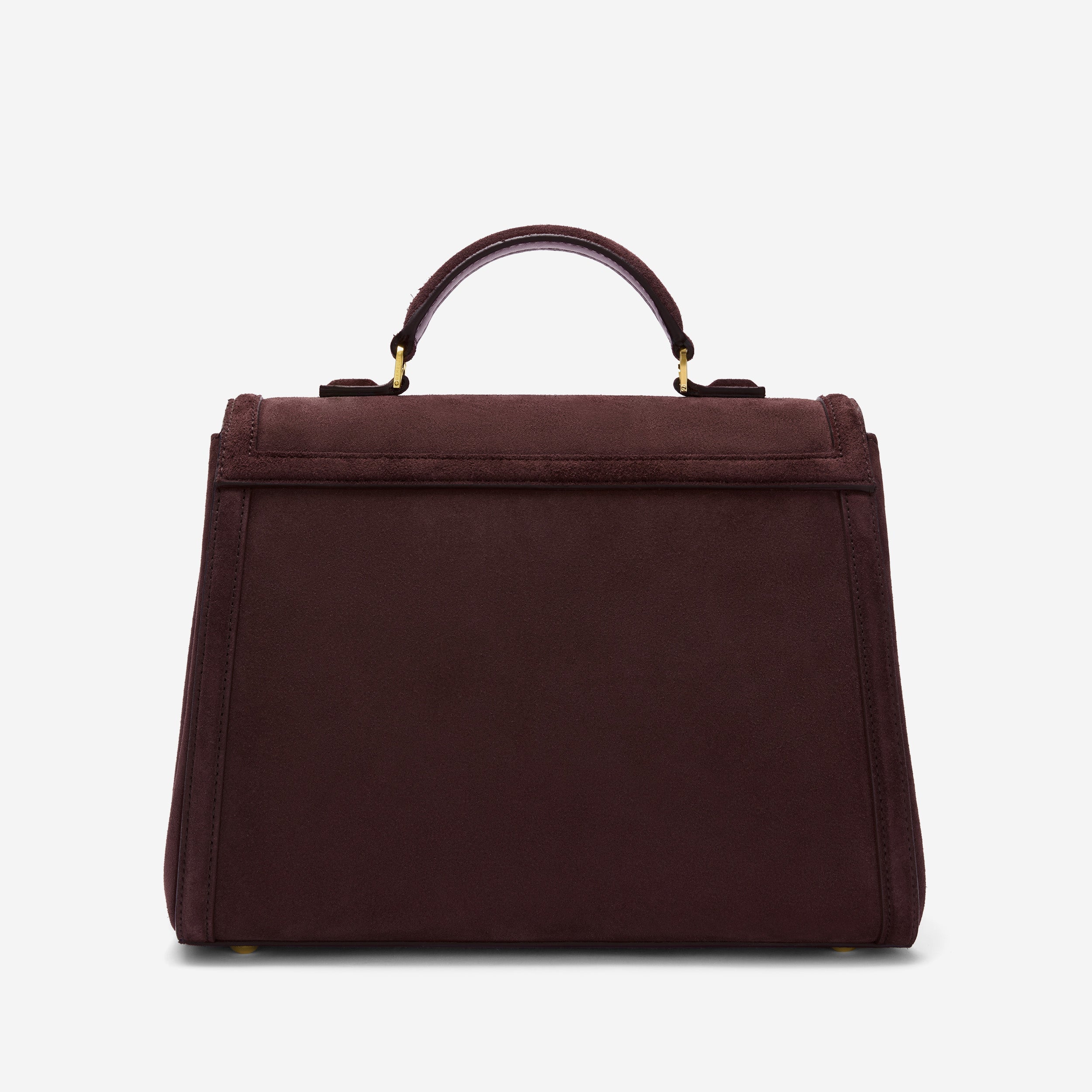 The Midi Paris - burgundy suede & burgundy smooth