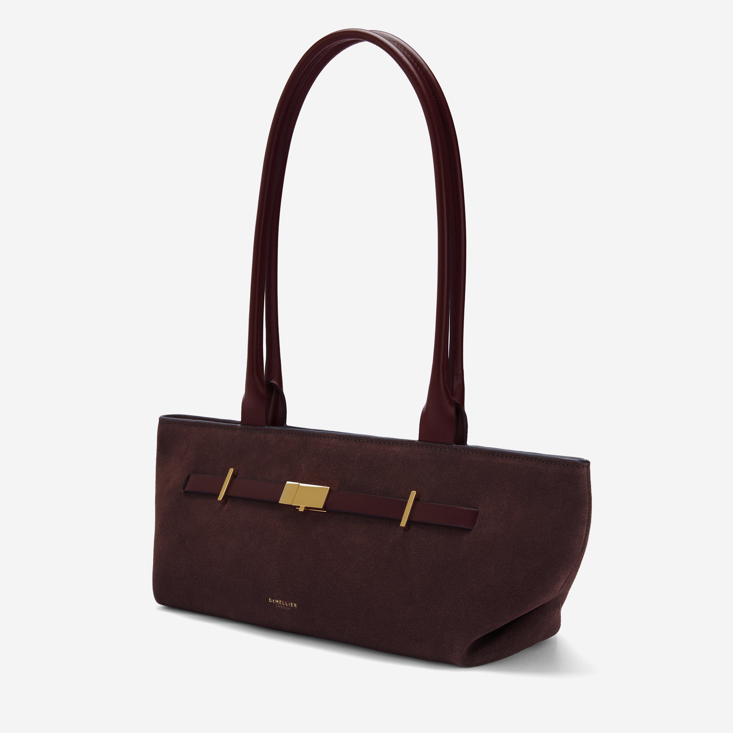 The New York Shoulder - burgundy suede & burgundy smooth