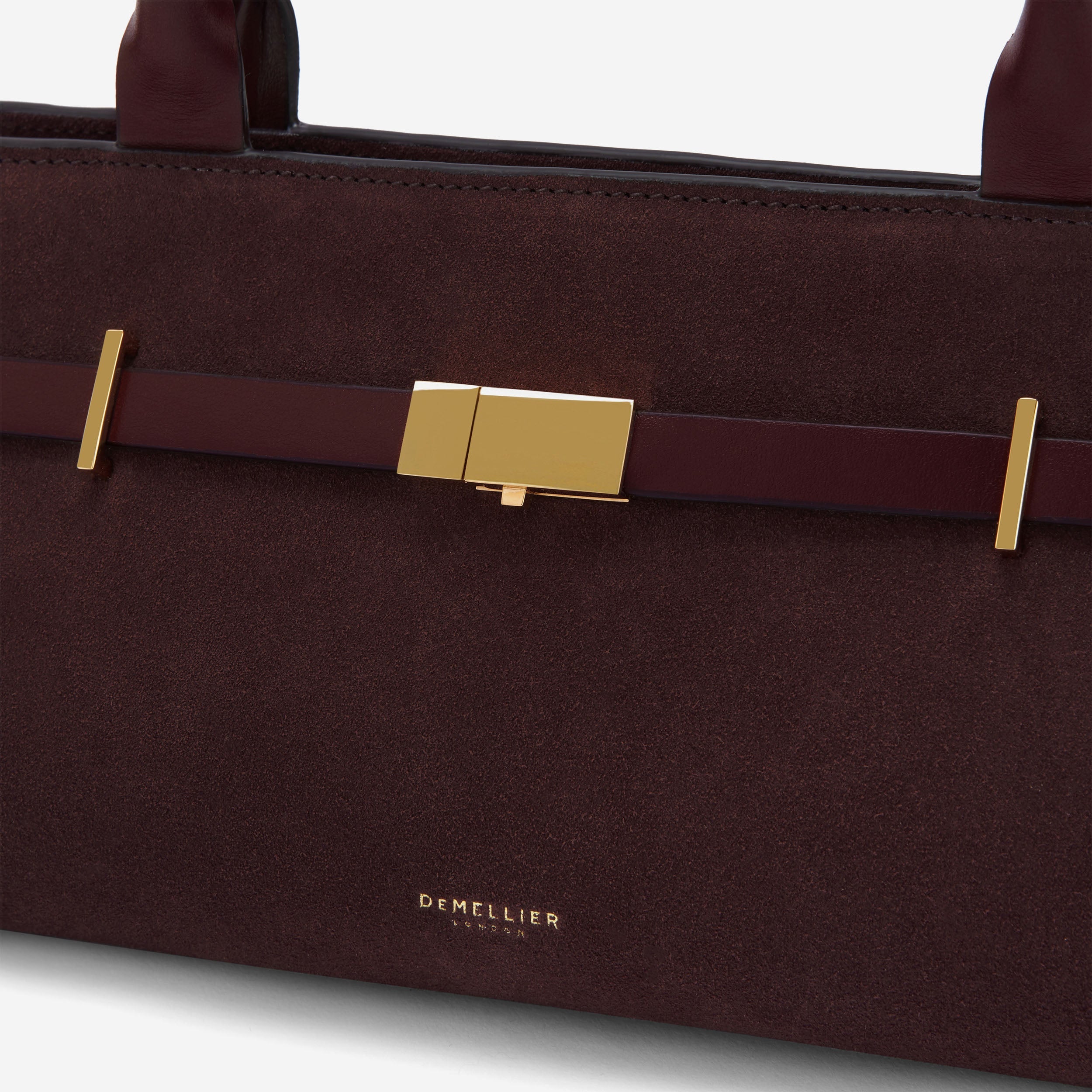 The New York Shoulder - burgundy suede & burgundy smooth