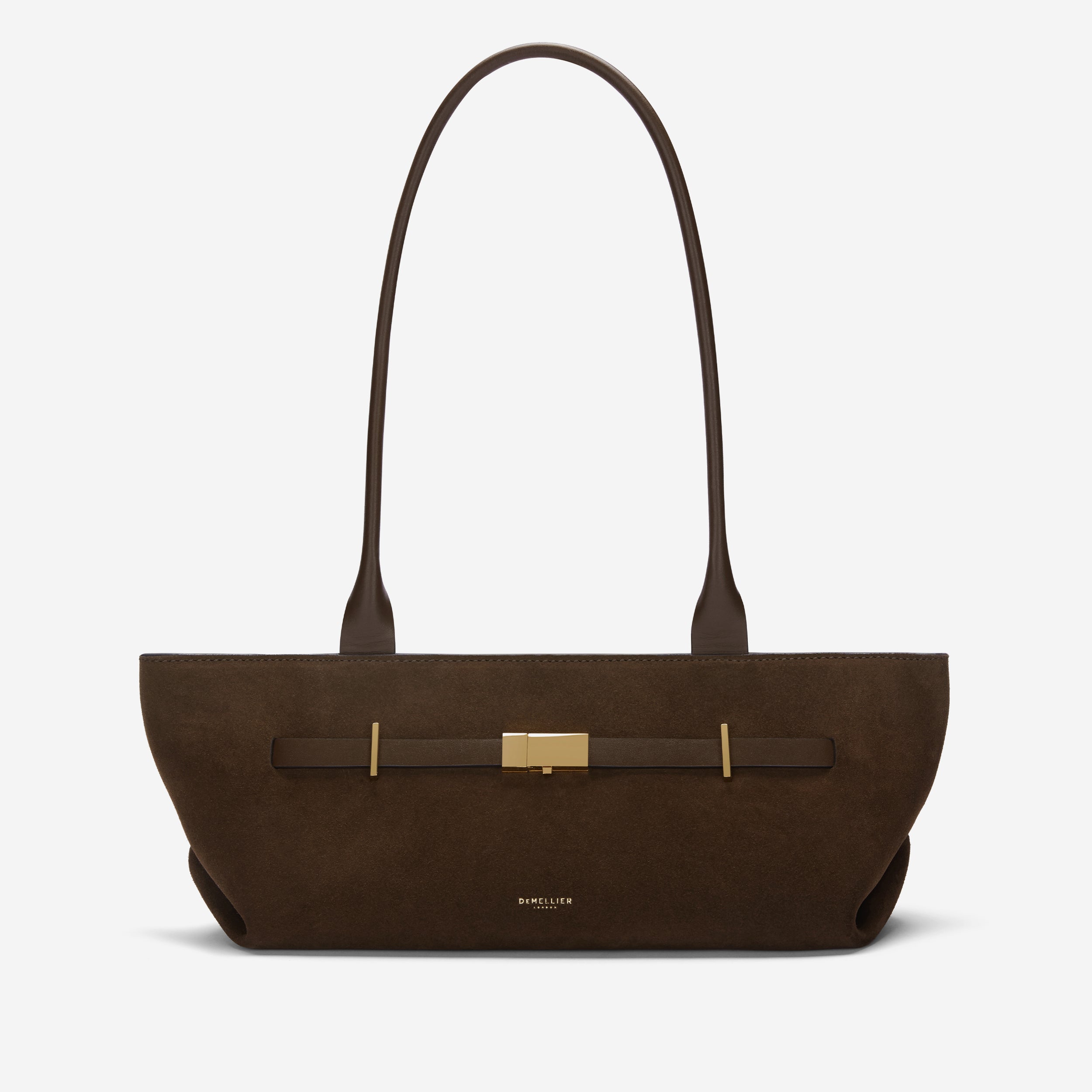 The New York Shoulder - mocha suede & mocha smooth