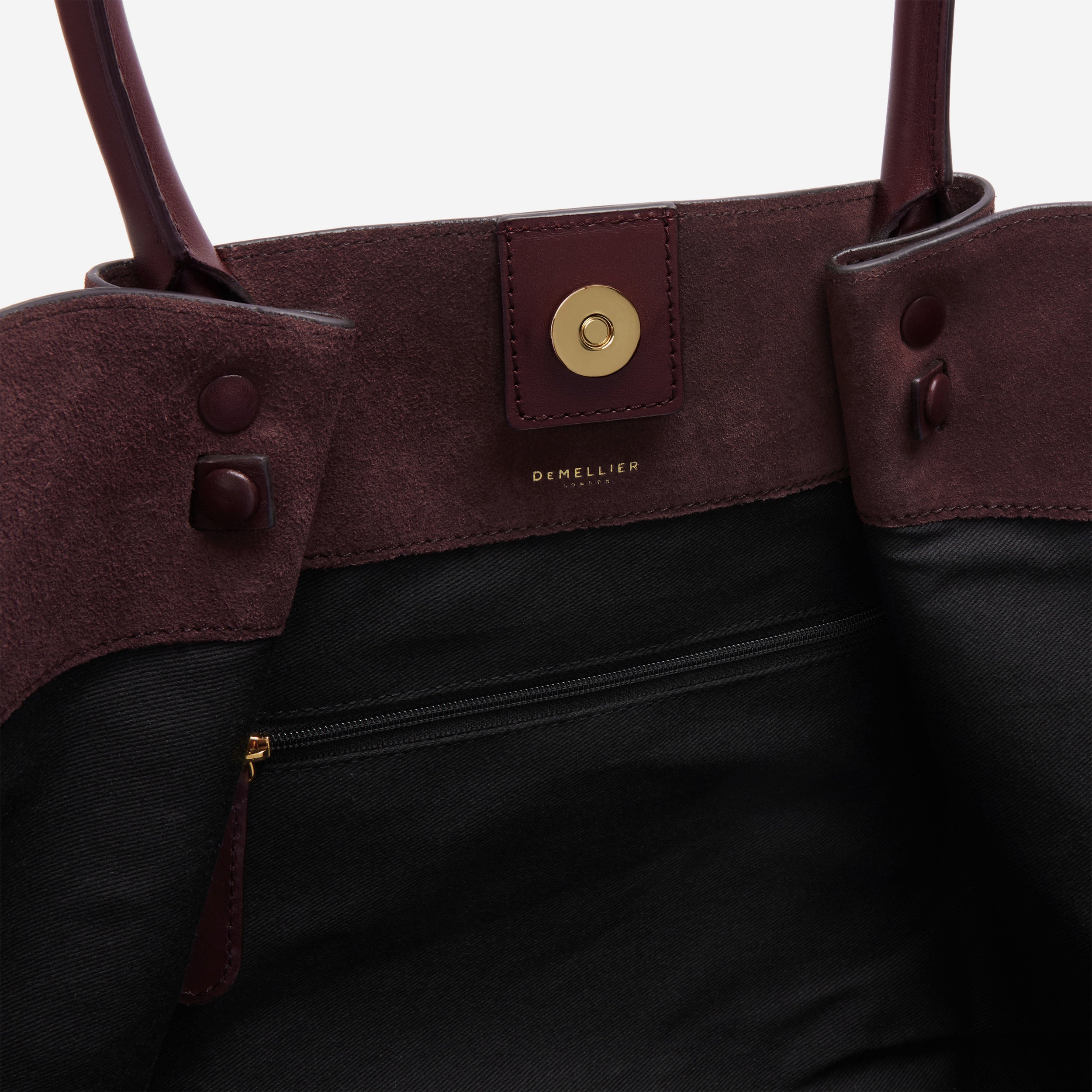 The New York - burgundy suede & burgundy smooth