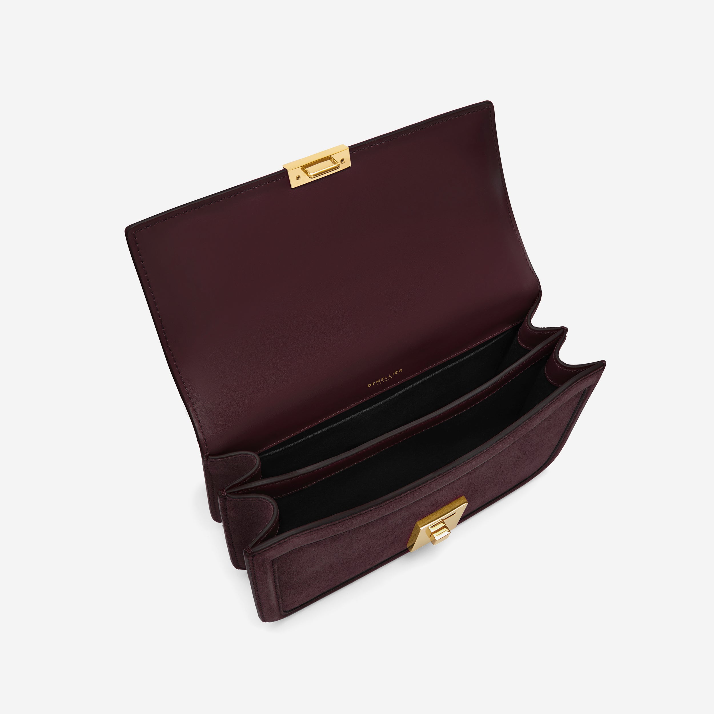 The Paris Crossbody - burgundy suede