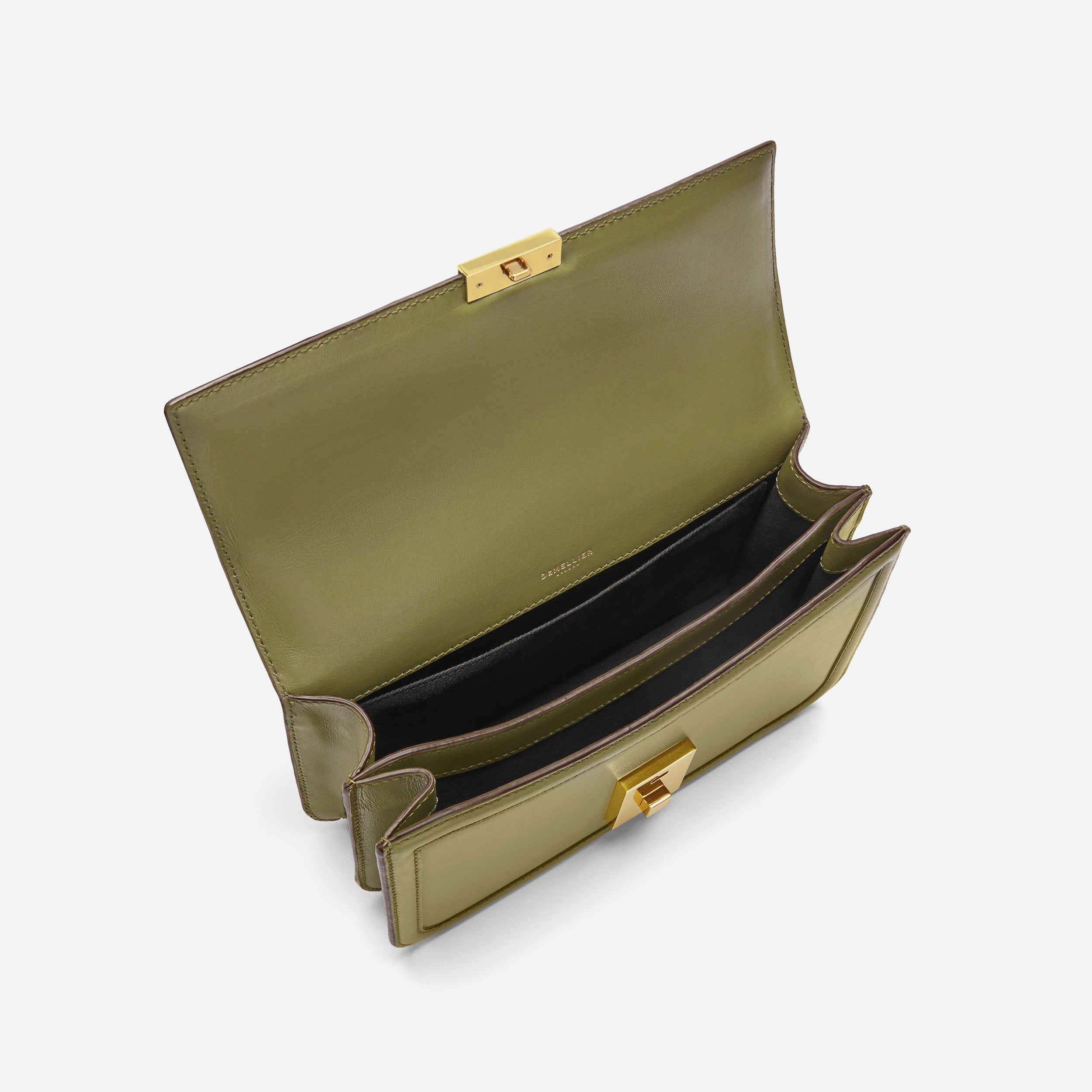 The Paris Crossbody - light olive smooth