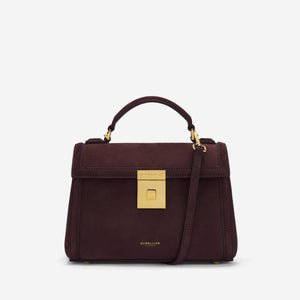 The Paris - burgundy suede