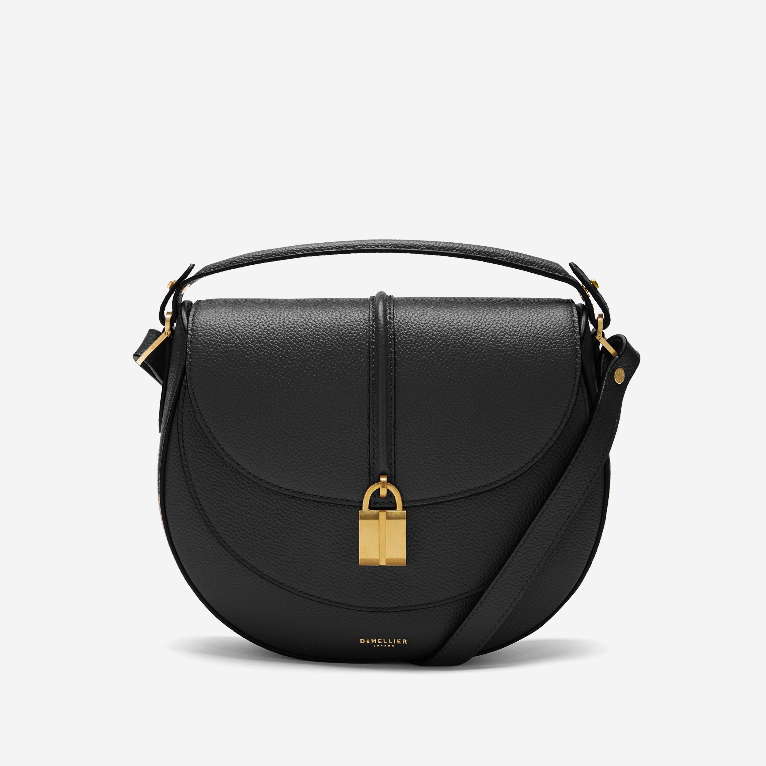 The Siena Saddle - black small grain
