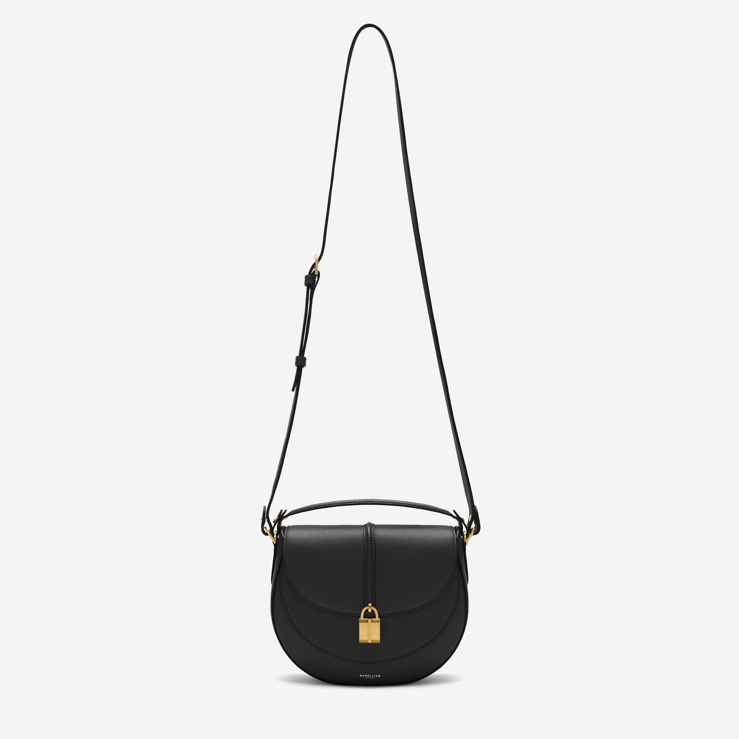 The Siena Saddle - black small grain