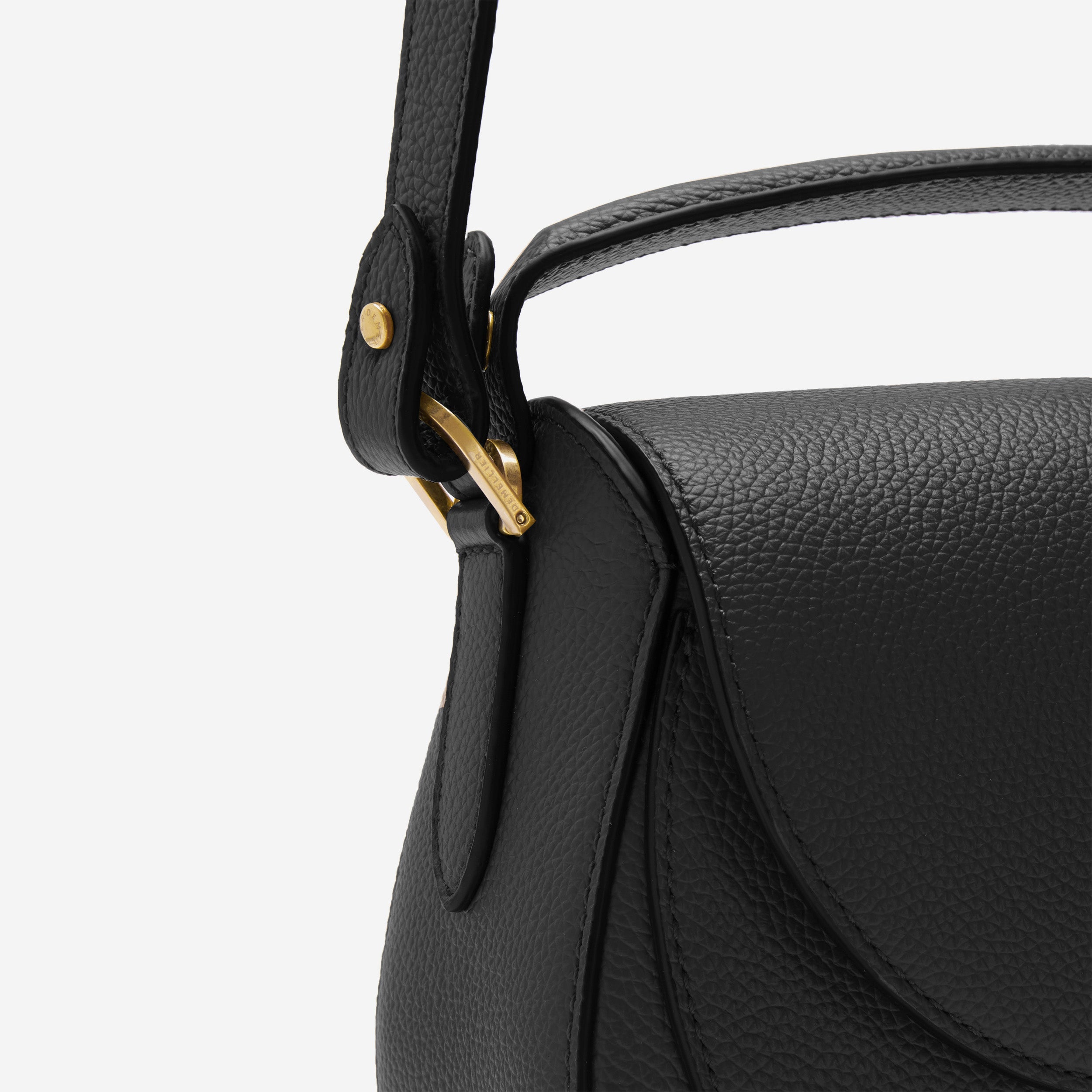 The Siena Saddle - black small grain