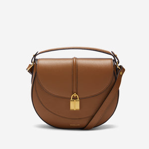 The Siena Saddle - tan small grain